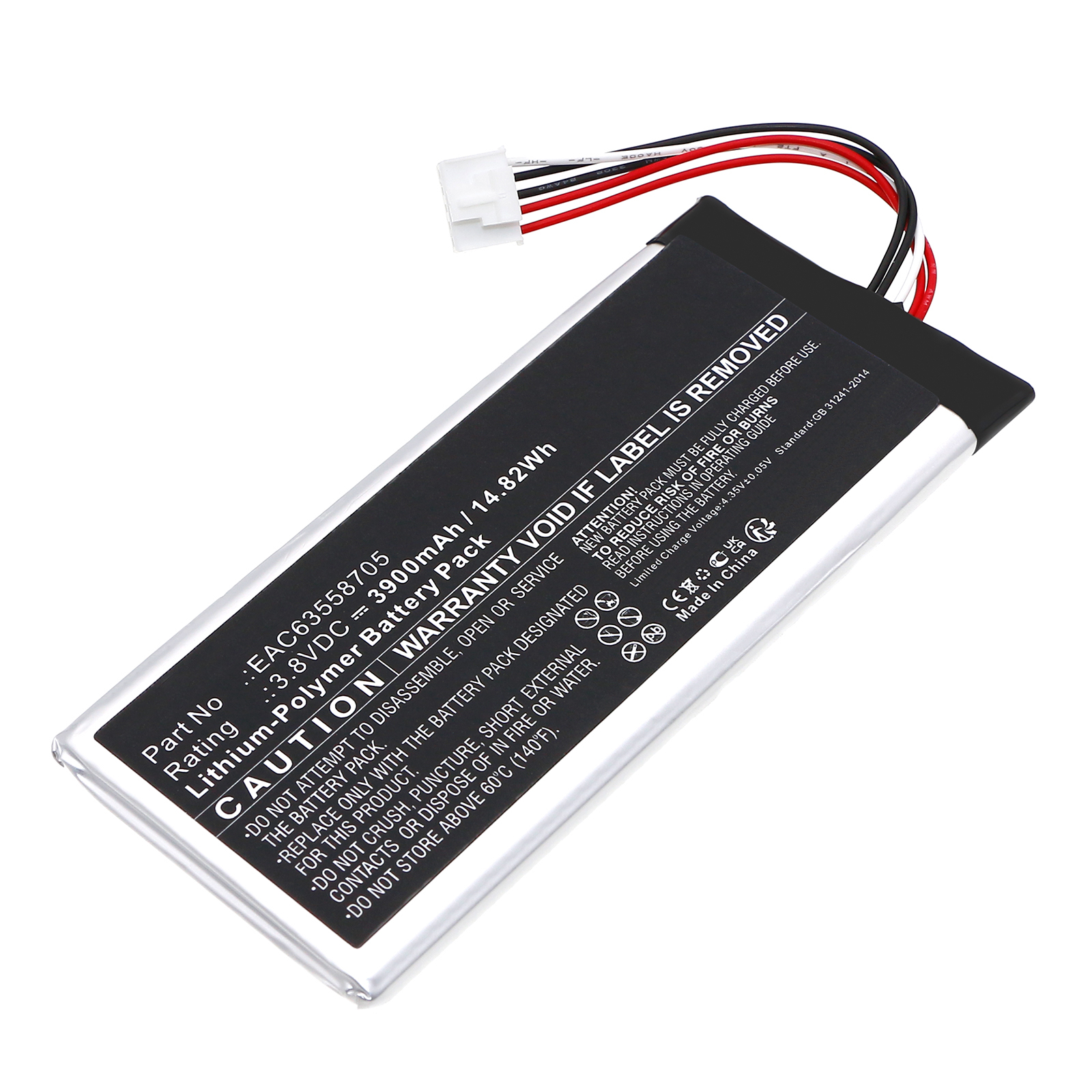 Batteries for LGSpeaker