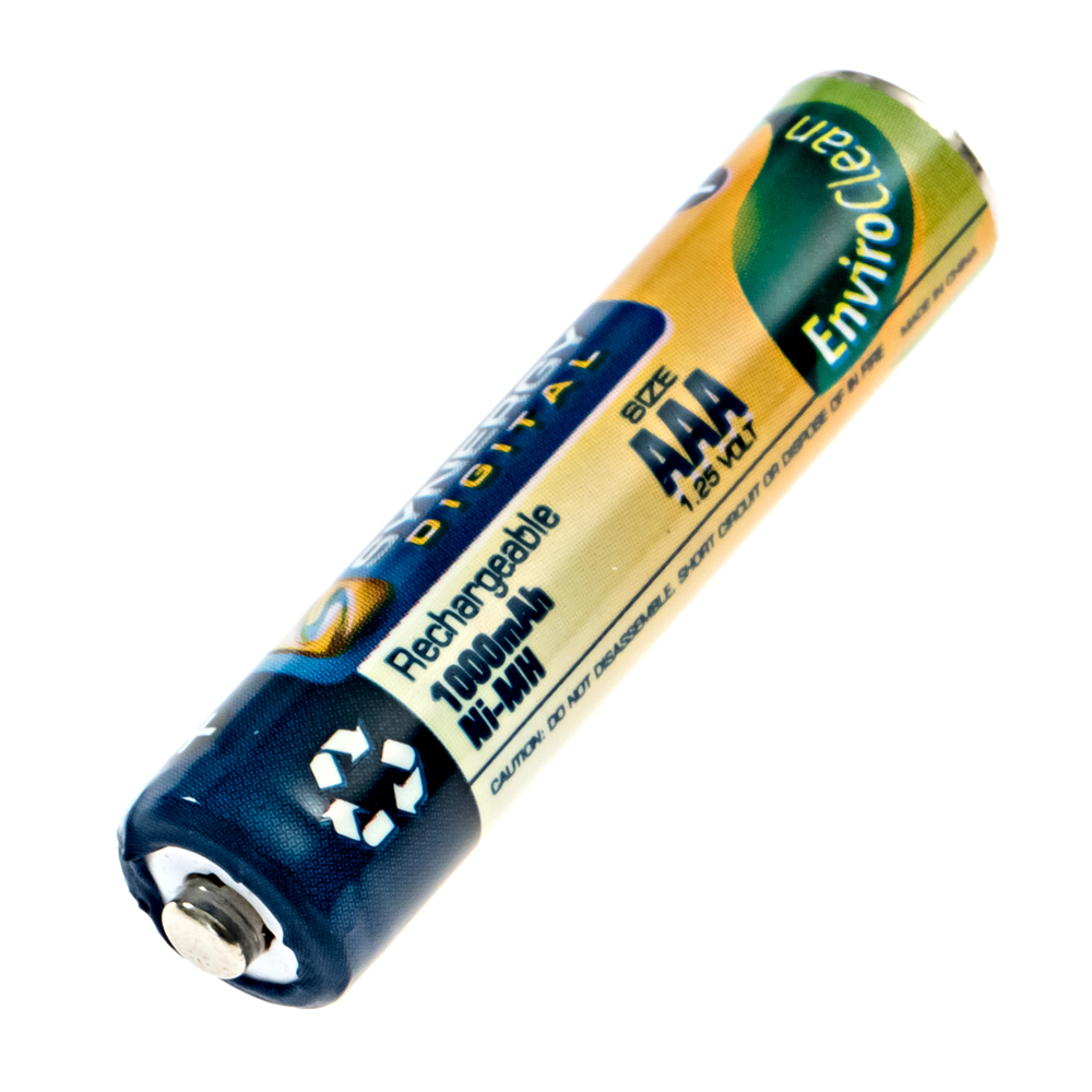 Synergy Digital AAA Rechargeable Battery (Ni-MH, 1.25V, 1000 mAh), Ultra High Capacity Battery