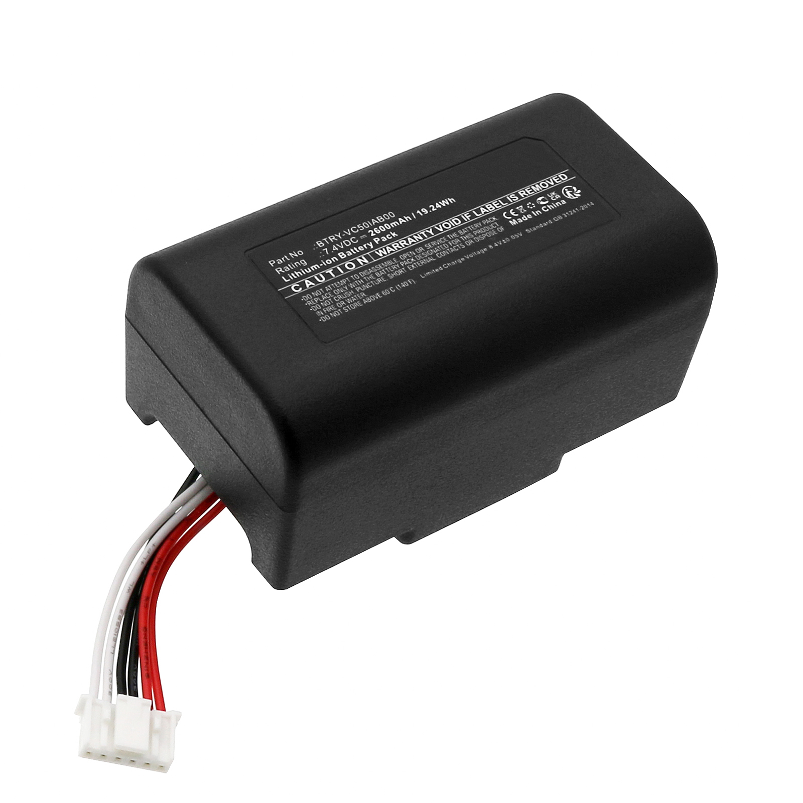 Synergy Digital Barcode Scanner Battery, Compatible with Symbol 82-76786-03 Barcode Scanner Battery (Li-ion, 7.4V, 2600mAh)