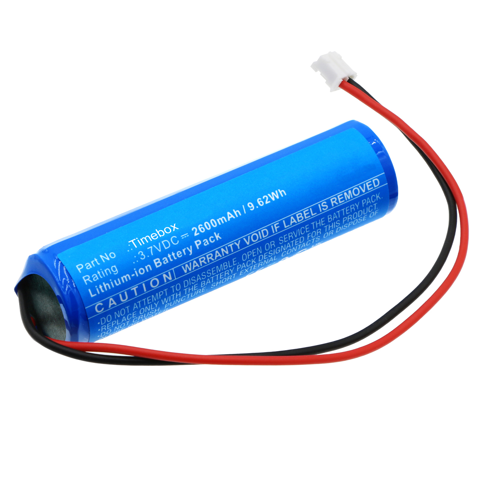 Synergy Digital Speaker Battery, Compatible with Divoom Timebox Speaker Battery (Li-ion, 3.7V, 2600mAh)