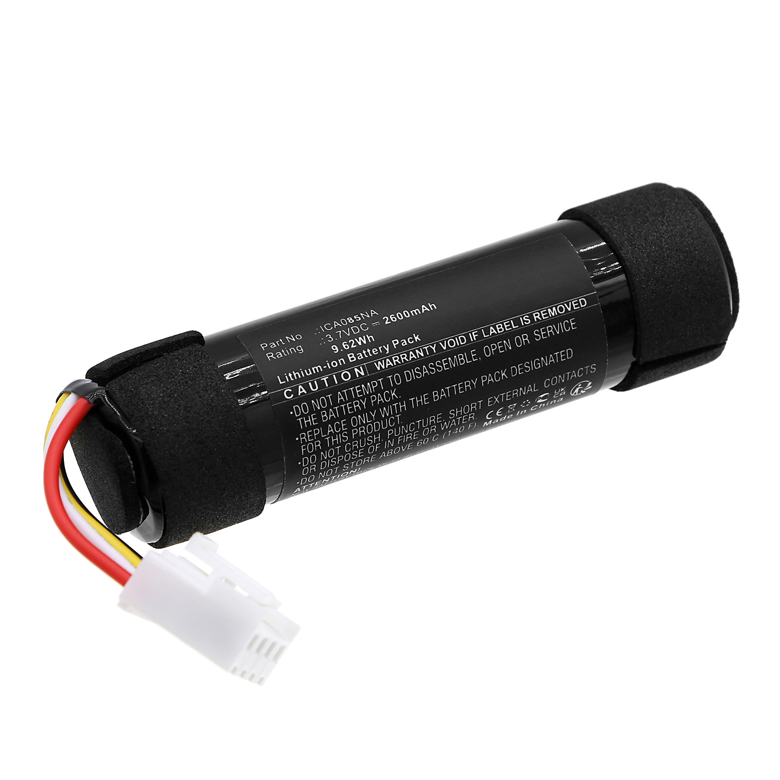 Synergy Digital Speaker Battery, Compatible with JBL ICA085NA Speaker Battery (Li-ion, 3.7V, 2600mAh)
