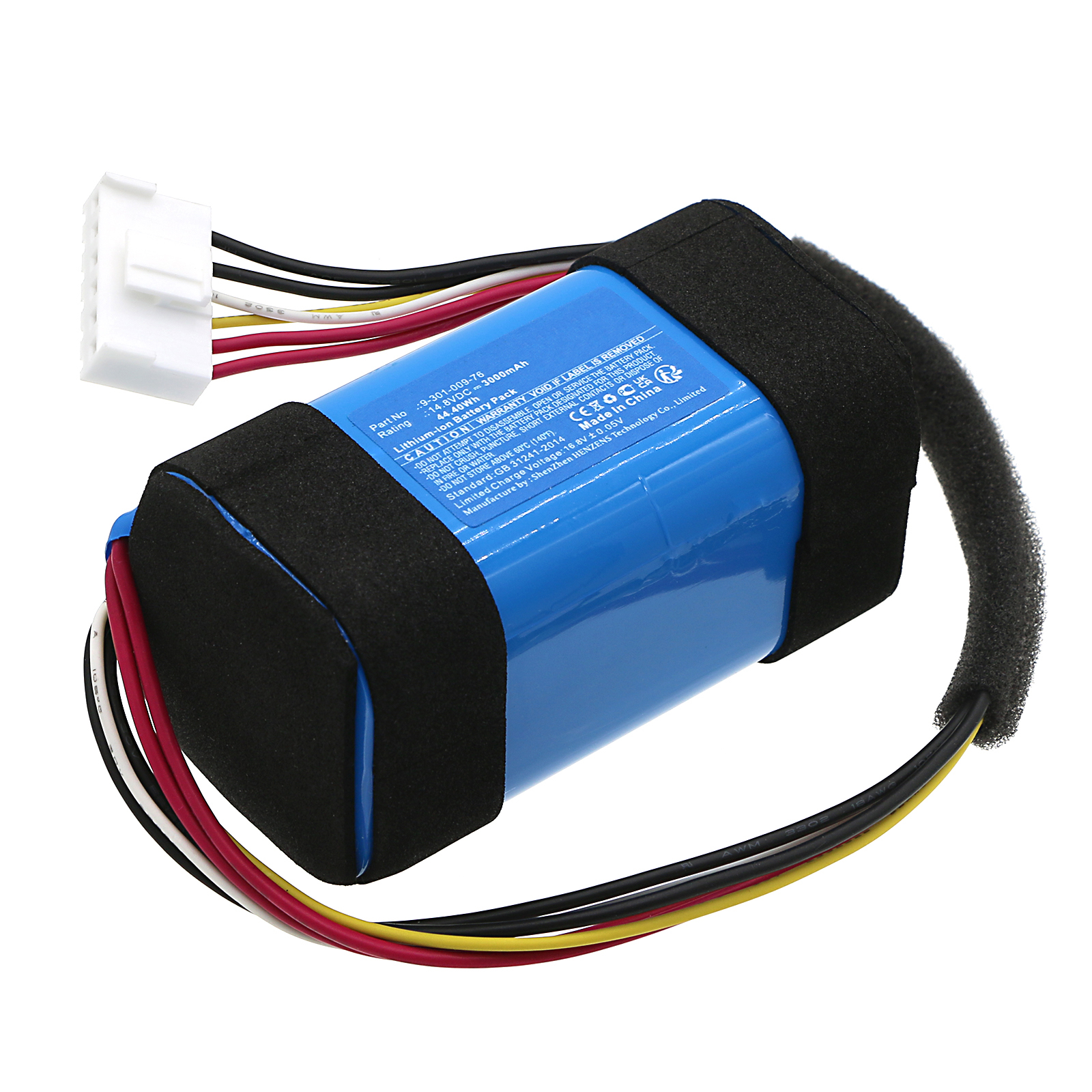 Synergy Digital Speaker Battery, Compatible with Sony 9-301-009-76 Speaker Battery (Li-ion, 14.8V, 3000mAh)