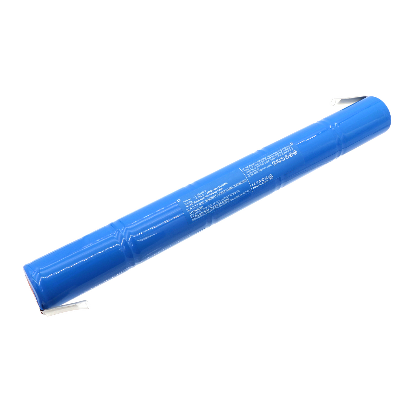 Synergy Digital Flashlight Battery, Compatible with MetalSub 105020816 Flashlight Battery (Ni-MH, 6V, 5000mAh)