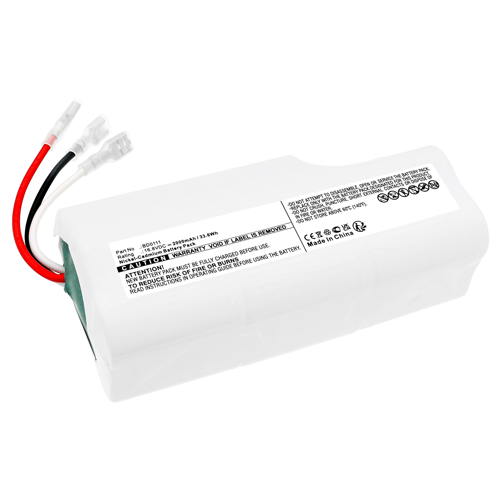 Synergy Digital Medical Battery, Compatible with Rauland-Borg 9663 Medical Battery (Ni-CD, 16.8V, 2000mAh)