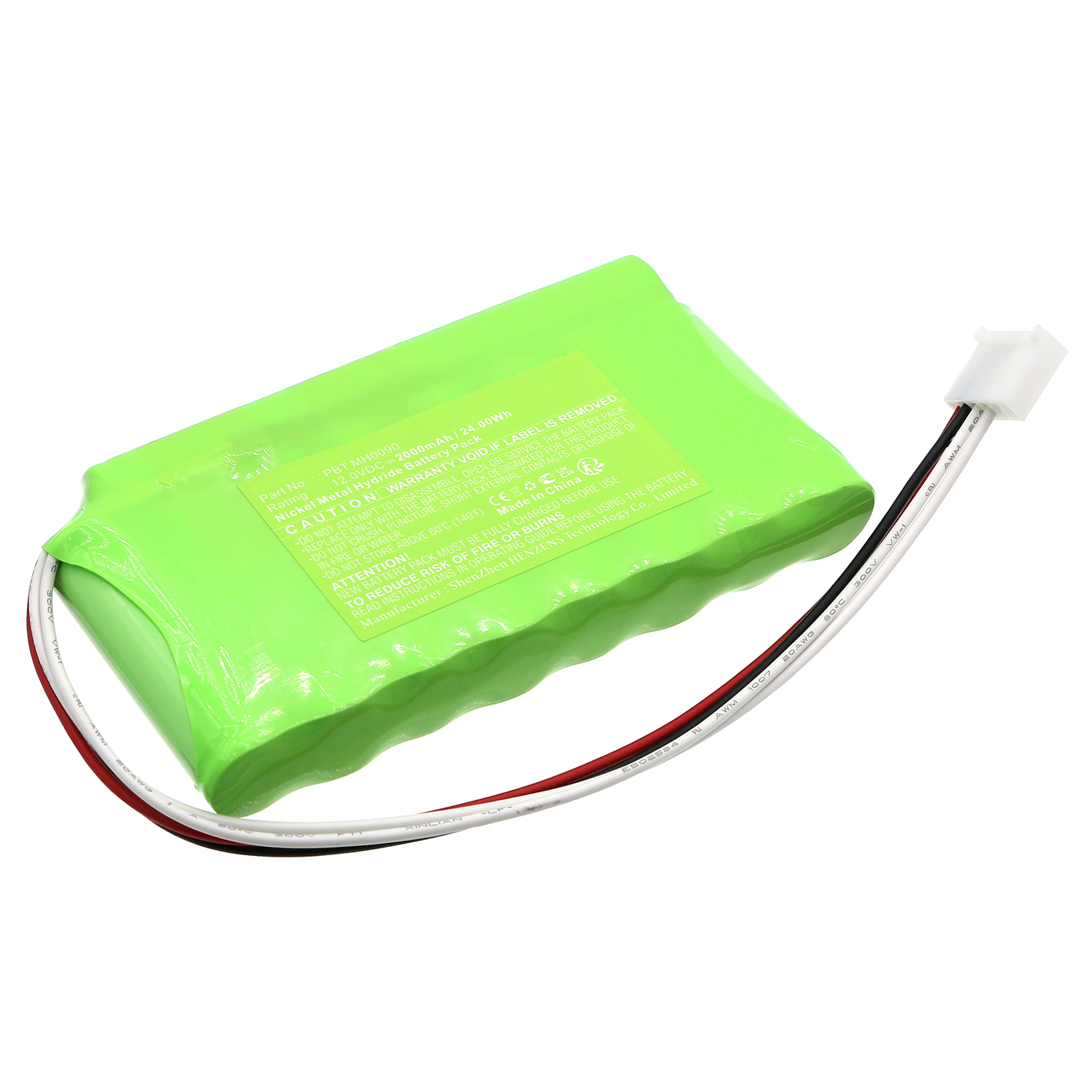 Synergy Digital Medical Battery, Compatible with Globus PBT MH0090 Medical Battery (Ni-MH, 12V, 2000mAh)