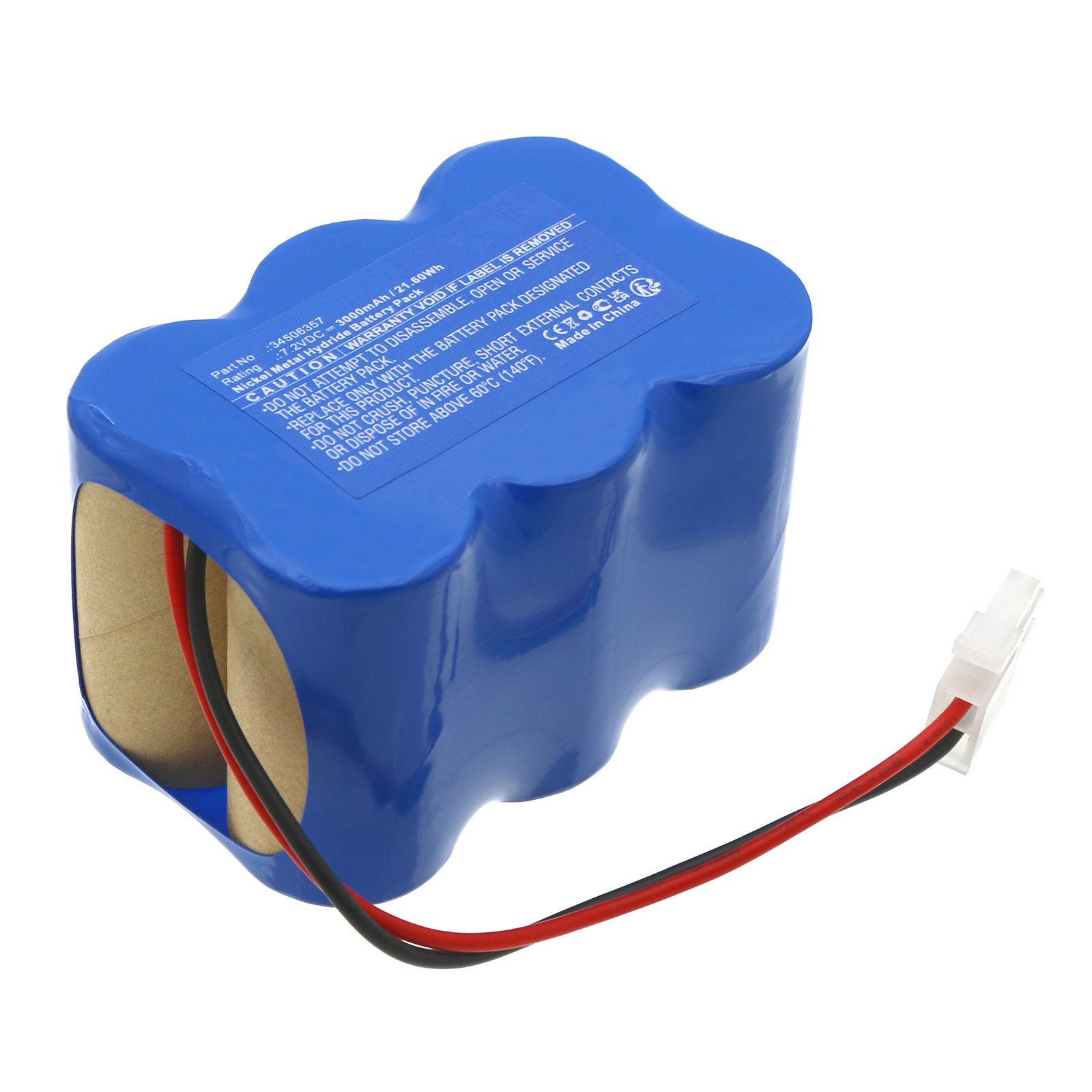 Synergy Digital Medical Battery, Compatible with B.Braun EE120311 Medical Battery (Ni-MH, 7.2V, 3000mAh)