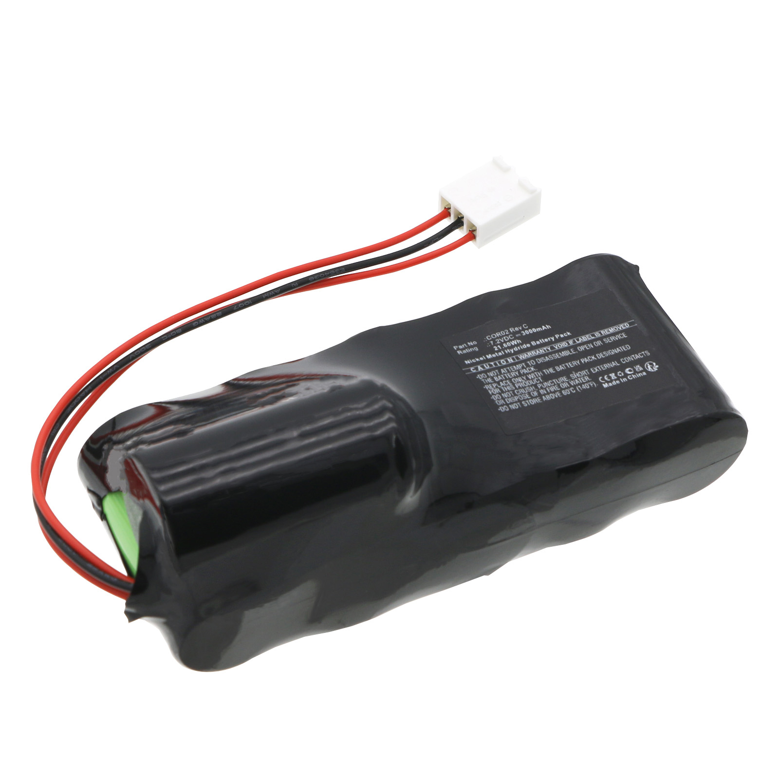 Synergy Digital Medical Battery, Compatible with Corpak COR02 Rev C Medical Battery (Ni-MH, 7.2V, 3000mAh)