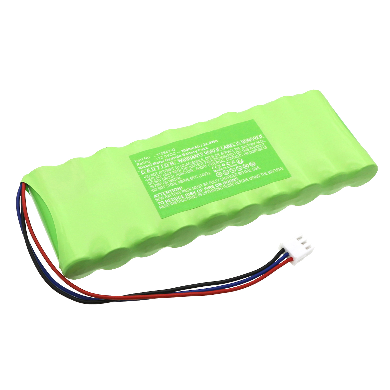 Synergy Digital Medical Battery, Compatible with medicalEconet 110647-O Medical Battery (Ni-MH, 12V, 2000mAh)