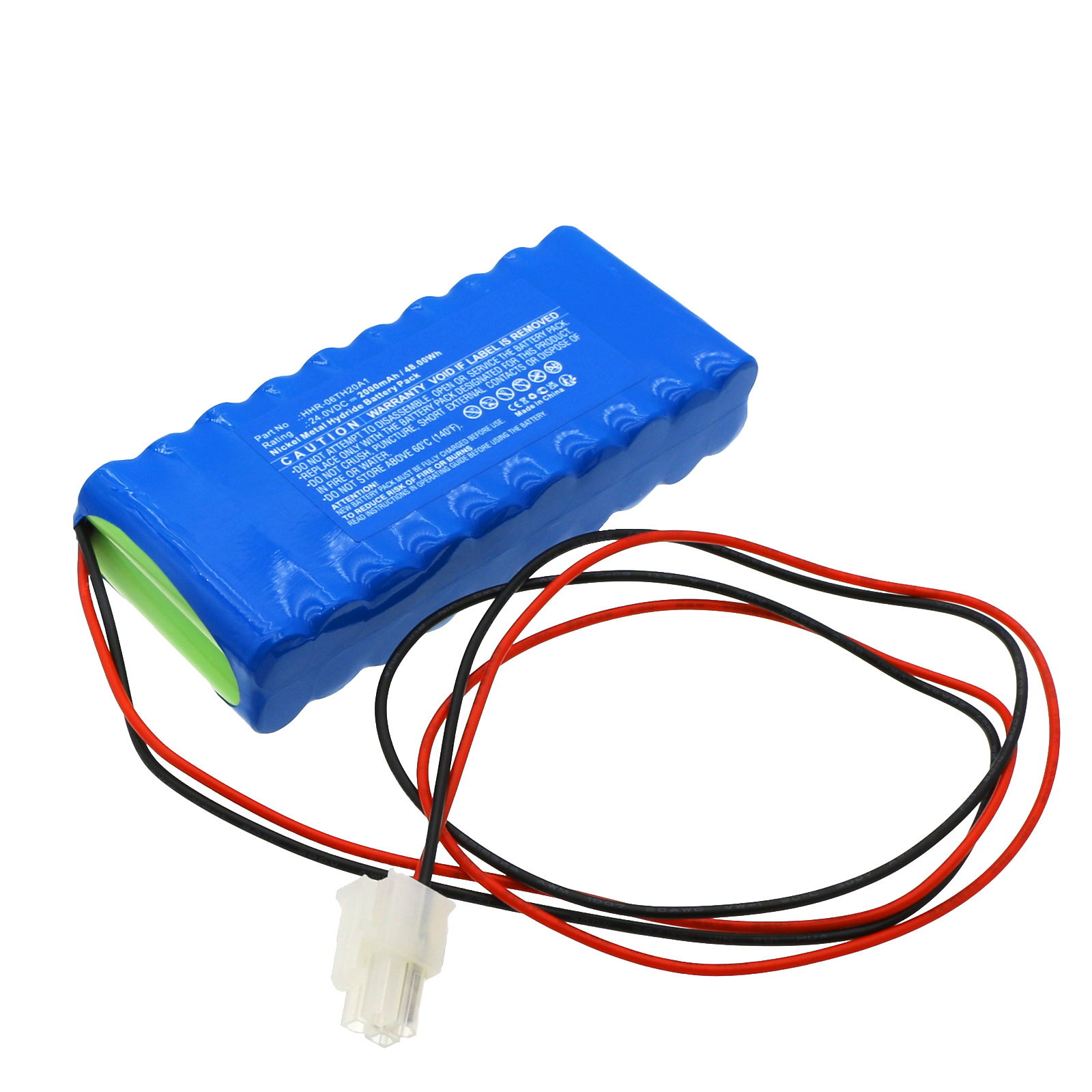 Synergy Digital Medical Battery, Compatible with NIKKISO HHR-06TH20A1 Medical Battery (Ni-MH, 24V, 2000mAh)