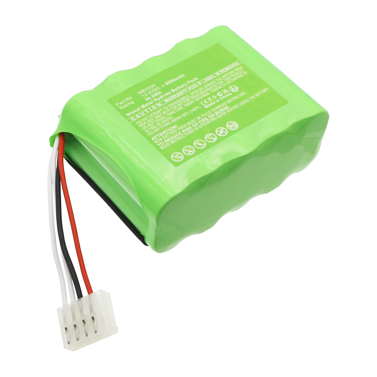 Synergy Digital Medical Battery, Compatible with Paramedic MB253A Medical Battery (Ni-MH, 12V, 4500mAh)