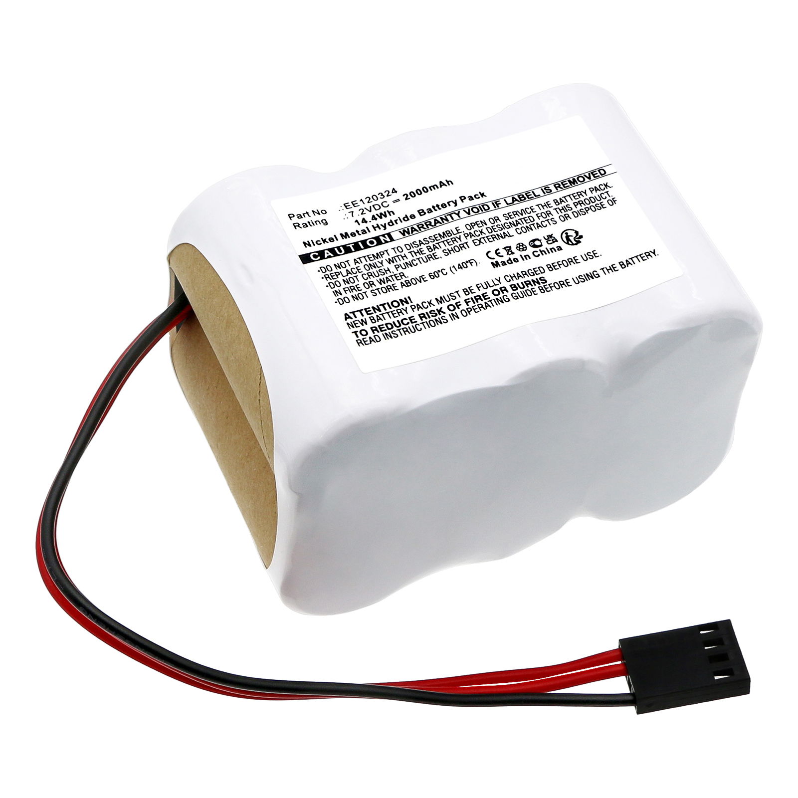 Synergy Digital Medical Battery, Compatible with Welch-Allyn 72320 Medical Battery (Ni-MH, 7.2V, 2000mAh)