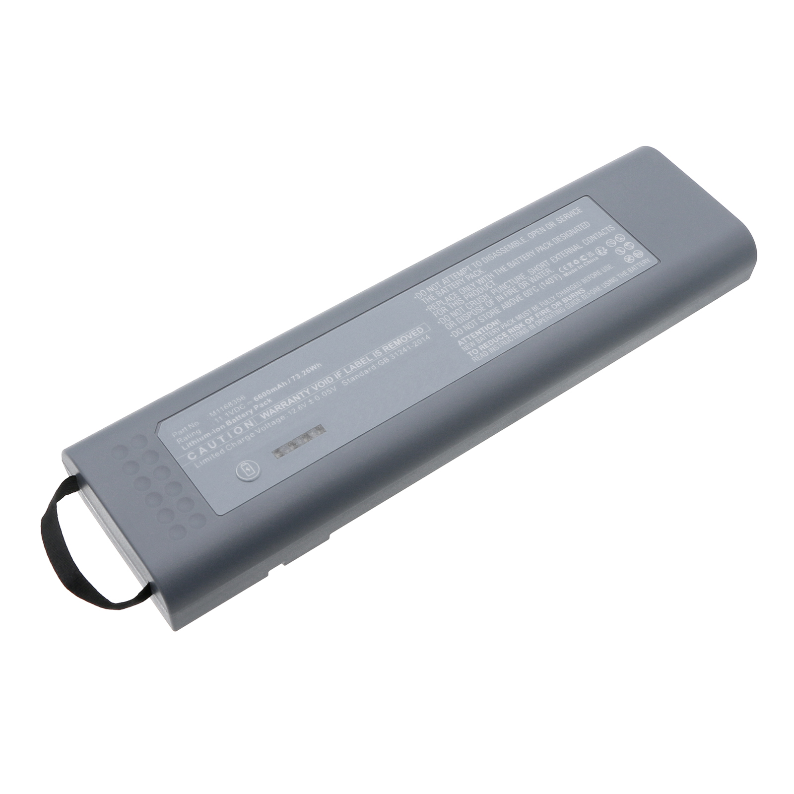 Synergy Digital Medical Battery, Compatible with GE M1168356 Medical Battery (Li-ion, 11.1V, 6600mAh)