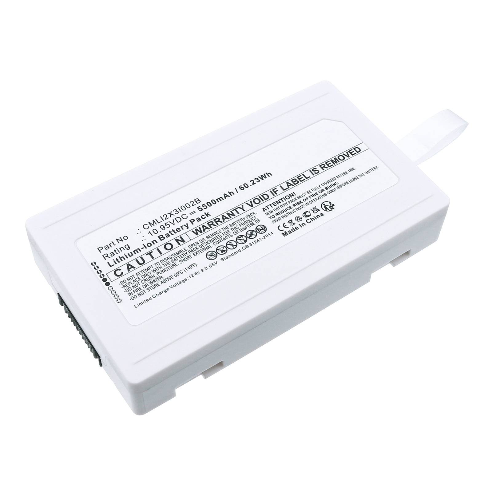 Synergy Digital Medical Battery, Compatible with COMEN CMLI2X3I002B Medical Battery (Li-ion, 10.95V, 5500mAh)