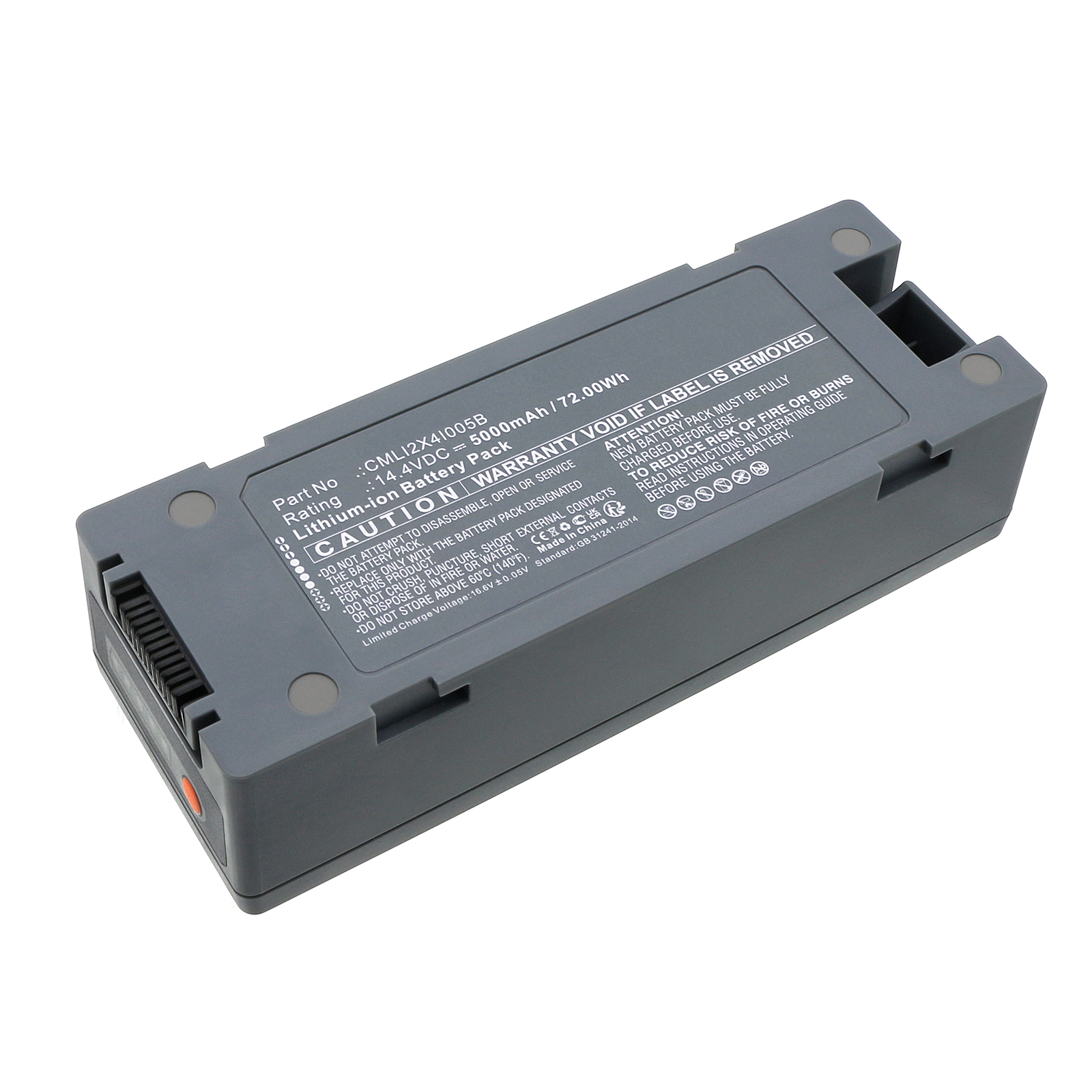 Synergy Digital Medical Battery, Compatible with COMEN CMLI2X4I005B Medical Battery (Li-ion, 14.4V, 5000mAh)