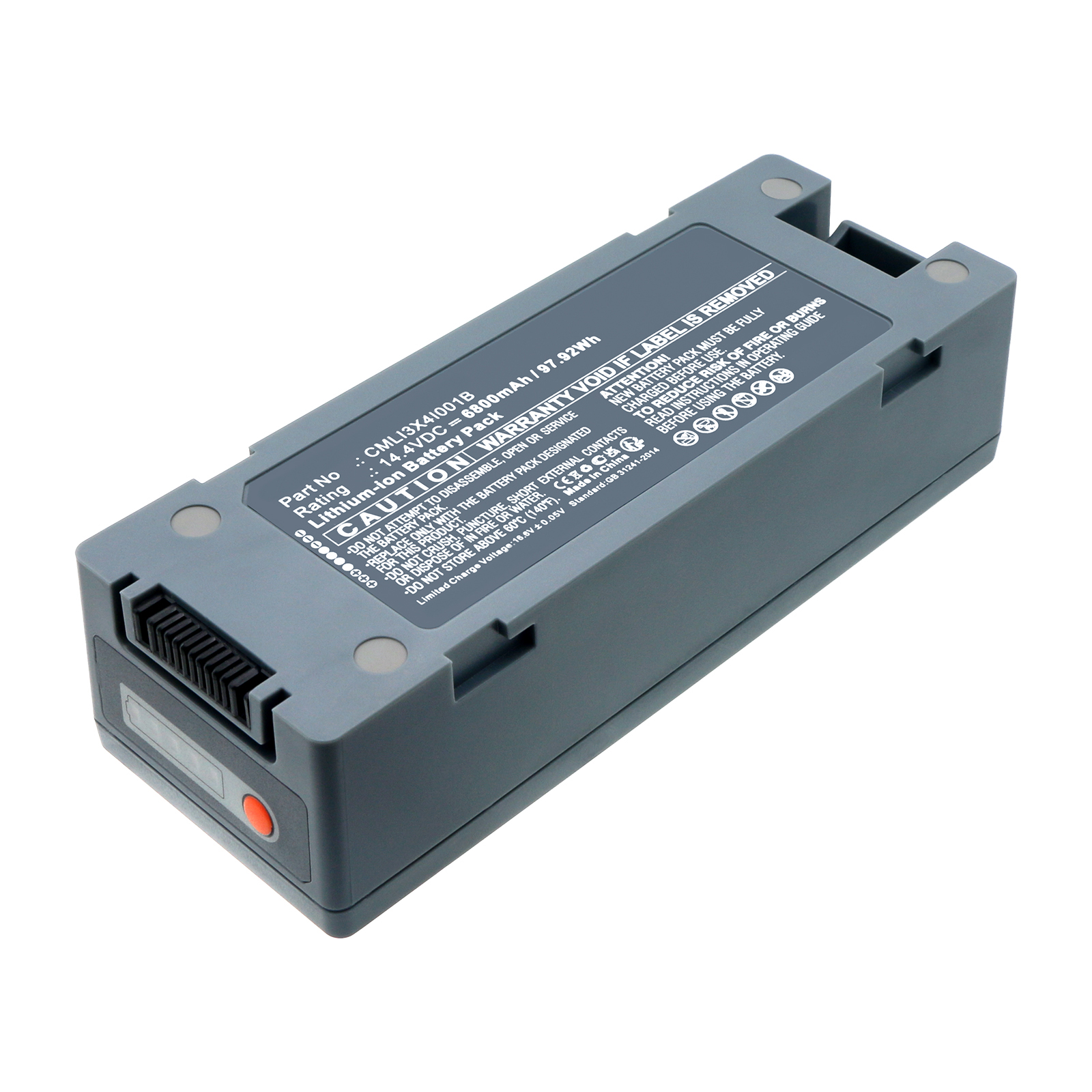 Synergy Digital Medical Battery, Compatible with COMEN CML12X41002B Medical Battery (Li-ion, 14.4V, 6800mAh)