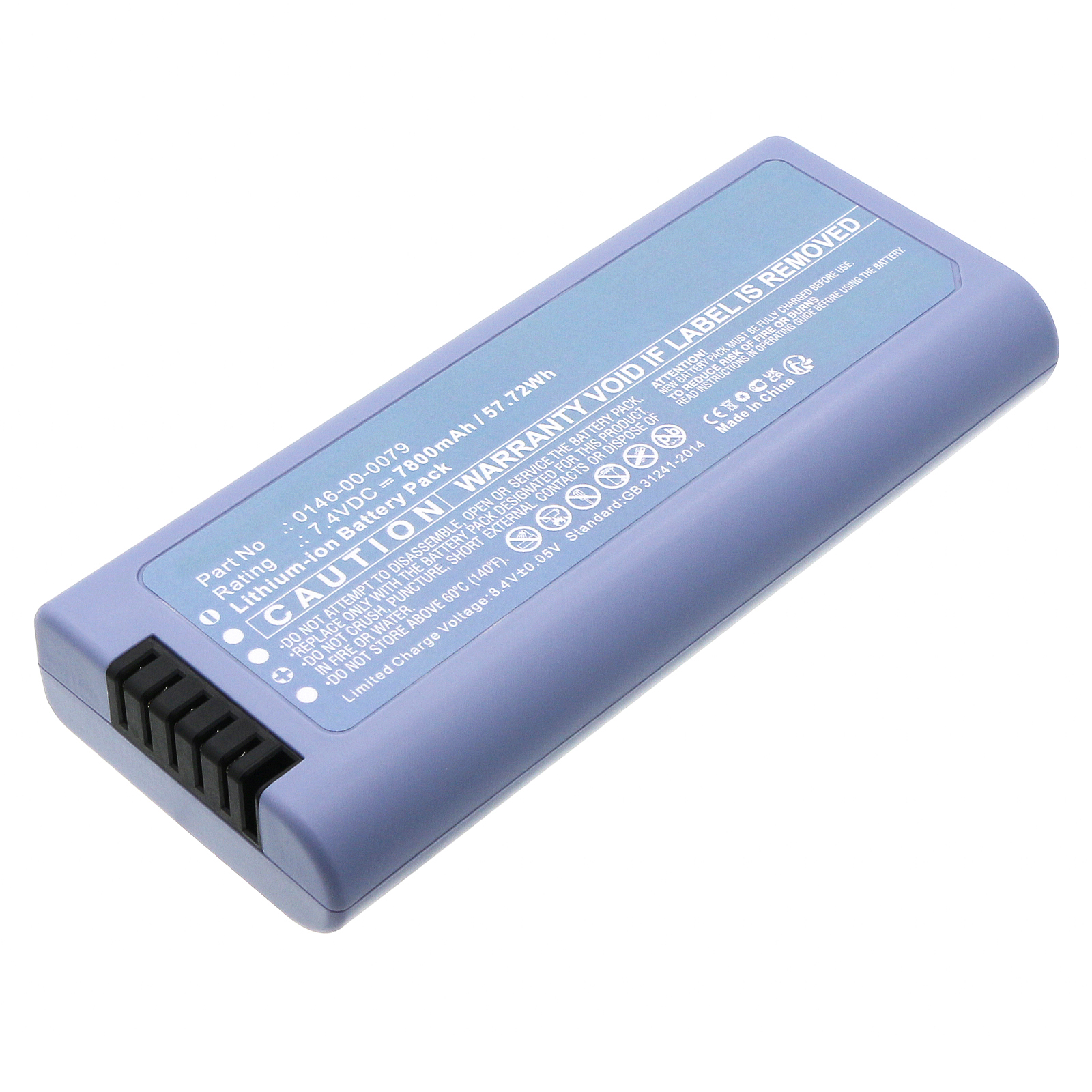 Synergy Digital Medical Battery, Compatible with Mindray 0146-00-0079 Medical Battery (Li-ion, 7.4V, 7800mAh)