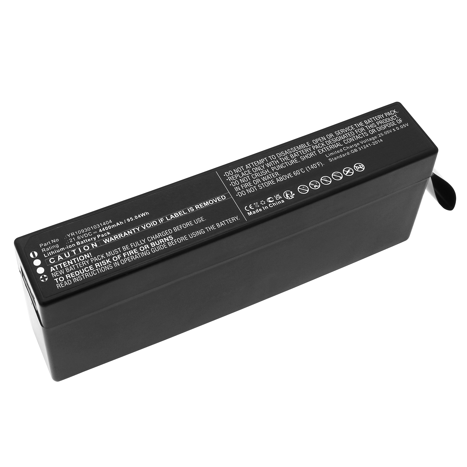 Synergy Digital Medical Battery, Compatible with Air Liquide YR109301 Medical Battery (Li-ion, 21.6V, 4400mAh)