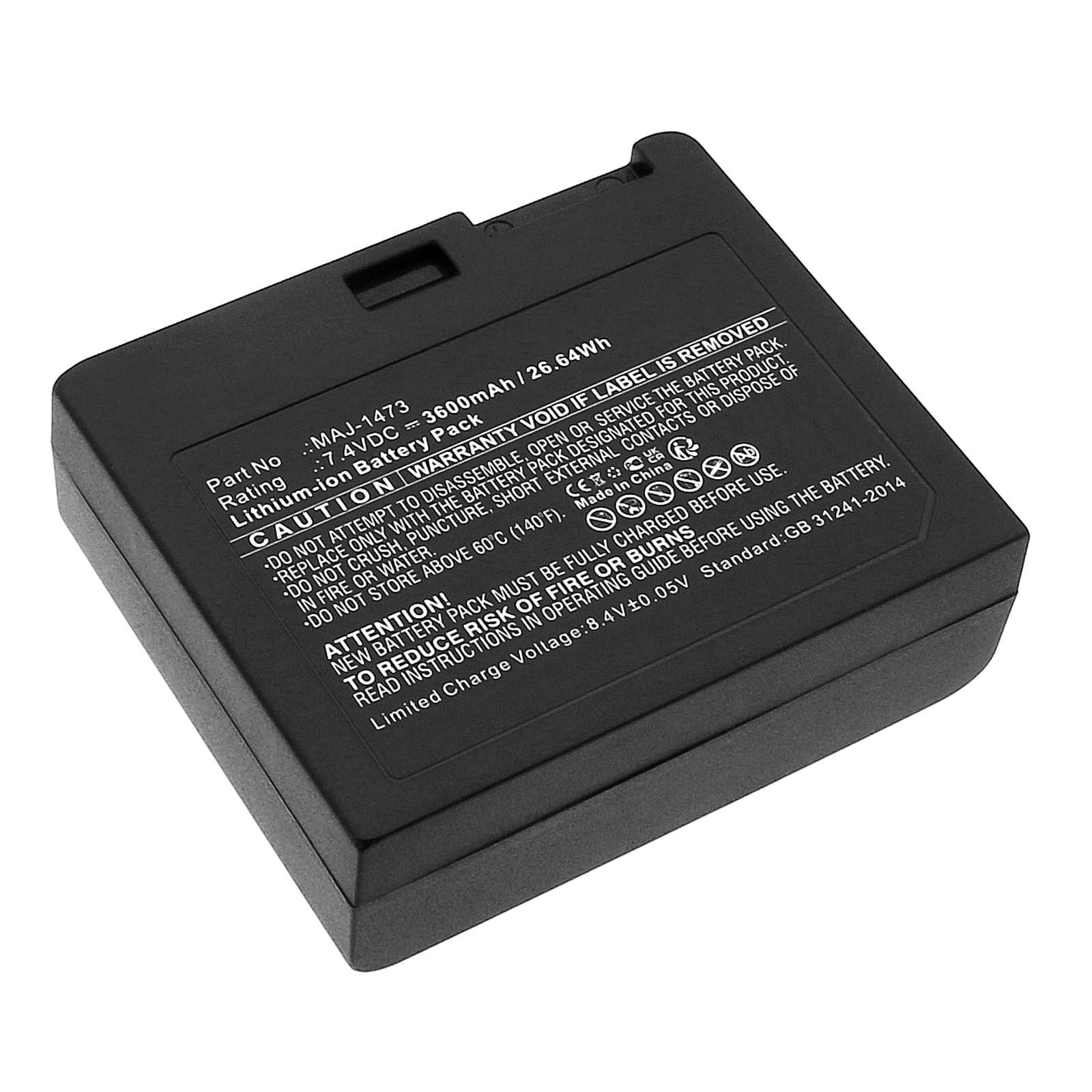 Synergy Digital Medical Battery, Compatible with Olympus MAJ-1467 Medical Battery (Li-ion, 7.4V, 3600mAh)