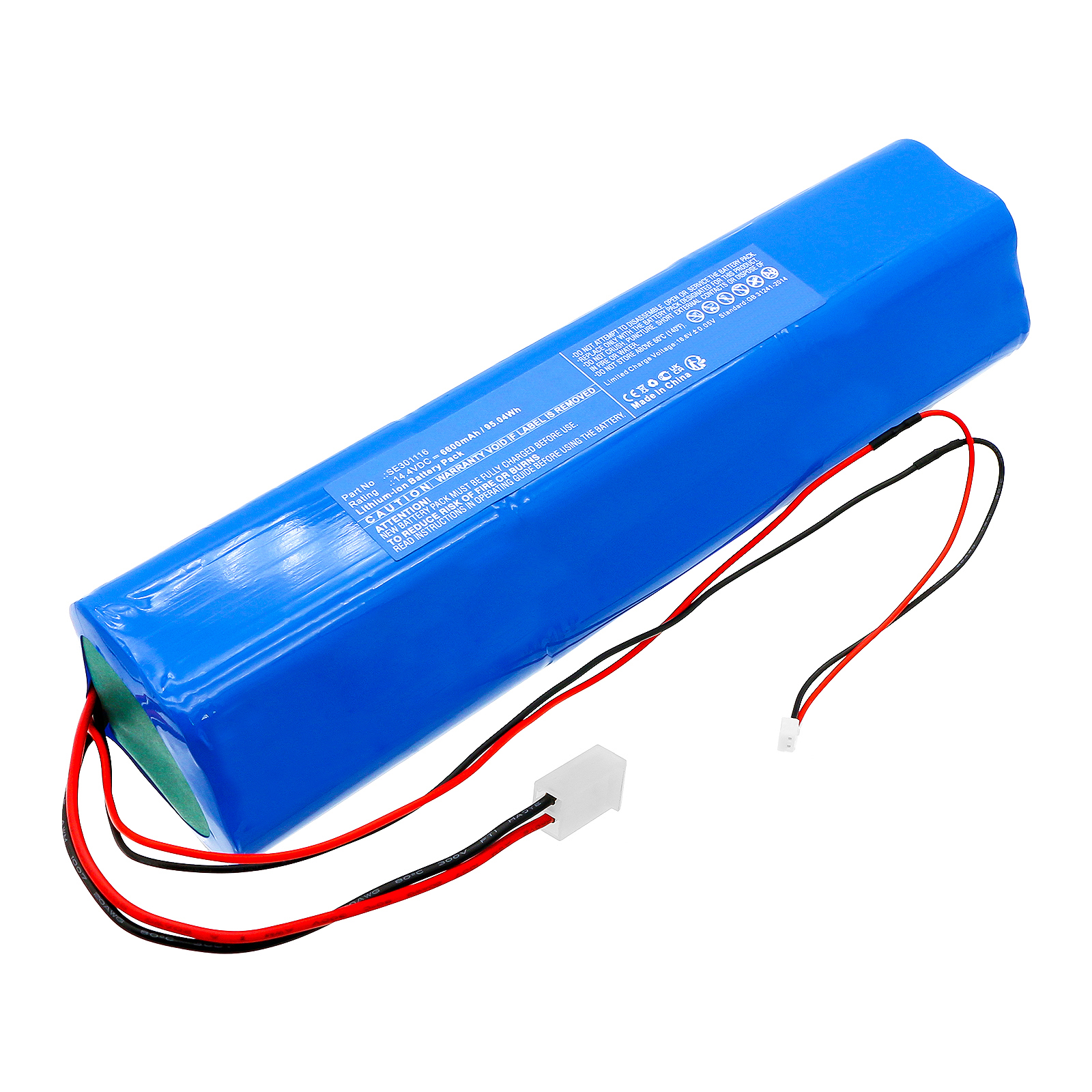 Synergy Digital Medical Battery, Compatible with ResMed SE301116 Medical Battery (Li-ion, 14.4V, 6600mAh)