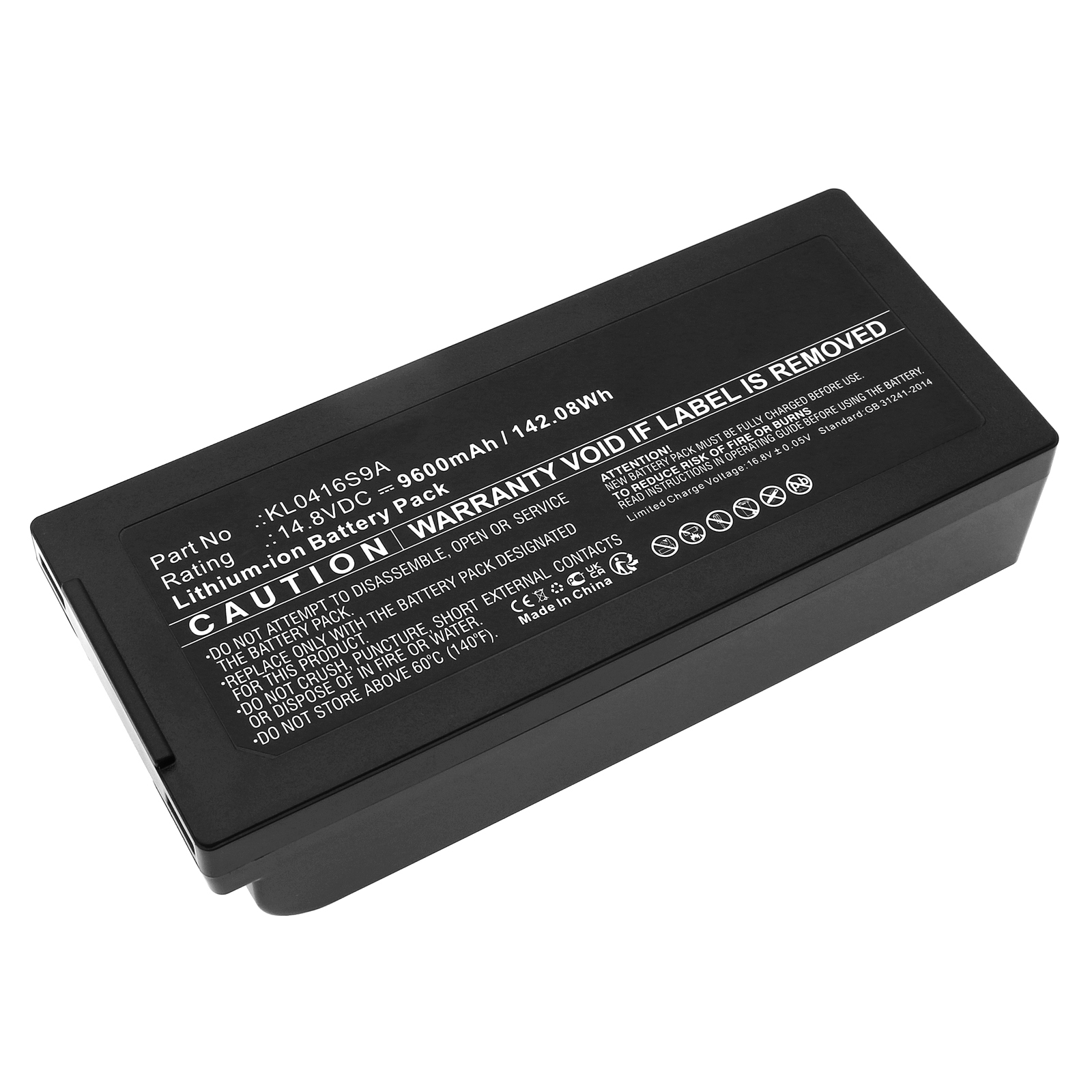 Synergy Digital Medical Battery, Compatible with SonoScape KL0416S9A Medical Battery (Li-ion, 14.8V, 9600mAh)