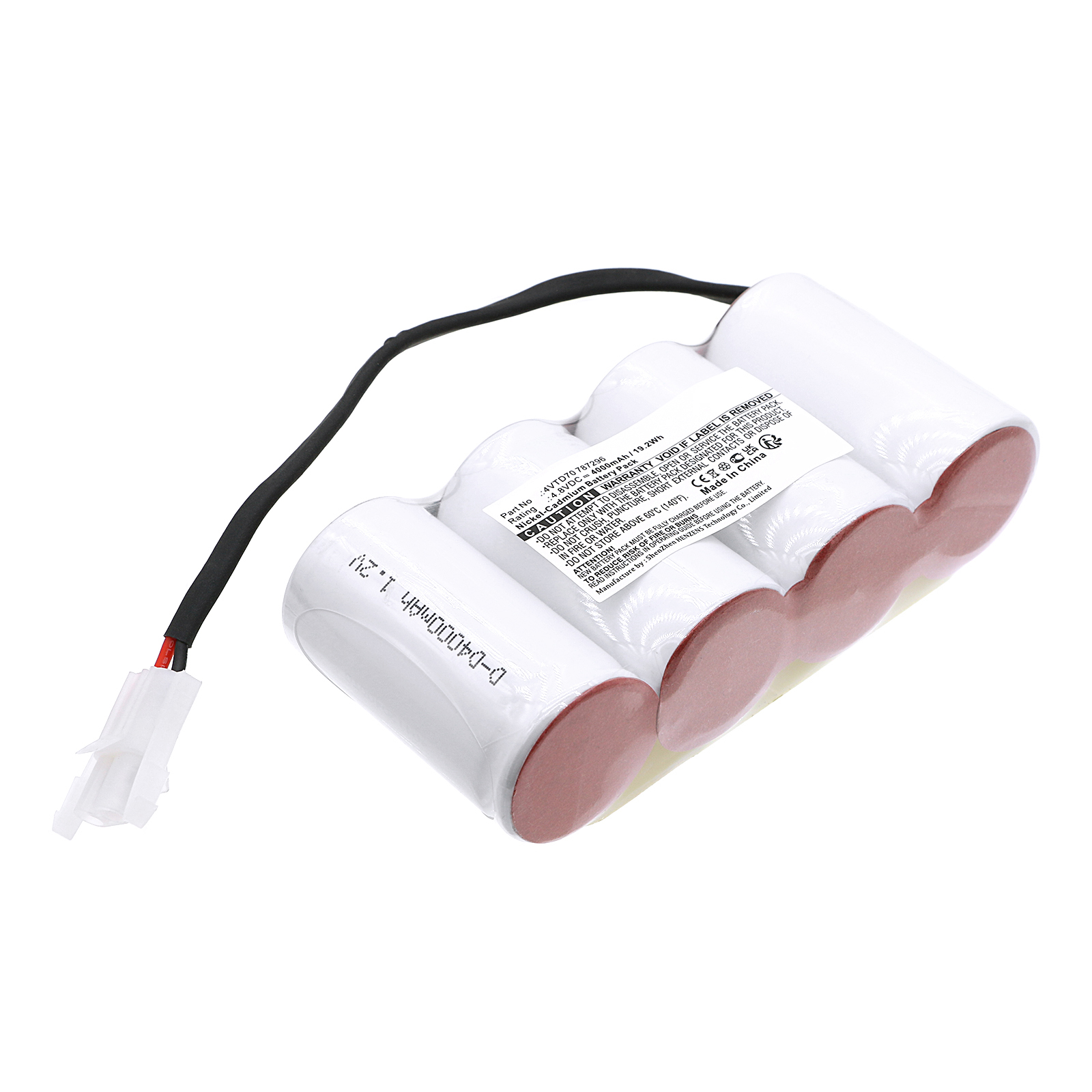 Synergy Digital Emergency Lighting Battery, Compatible with Thorn Voyager 621-0792 Emergency Lighting Battery (Ni-CD, 4.8V, 4000mAh)