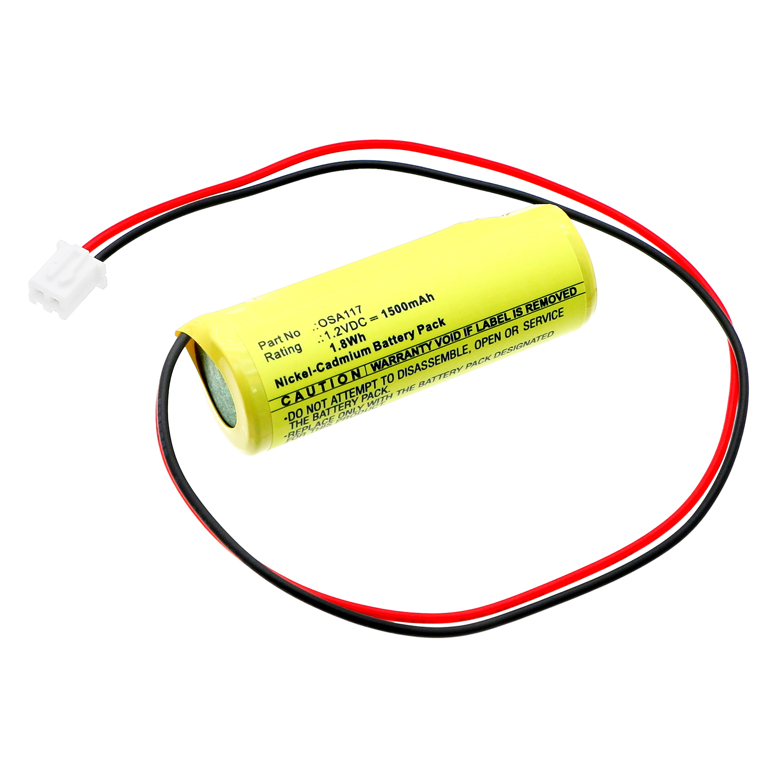 Synergy Digital Emergency Lighting Battery, Compatible with T&B 850.069 Emergency Lighting Battery (Ni-CD, 1.2V, 1500mAh)