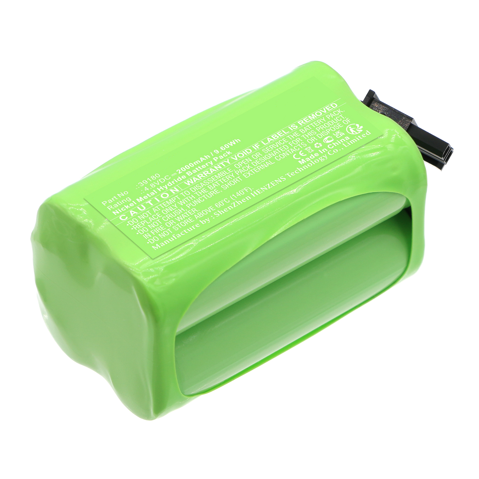 Synergy Digital Alarm System Battery, Compatible with Grothe 39180 Alarm System Battery (Ni-MH, 4.8V, 2000mAh)