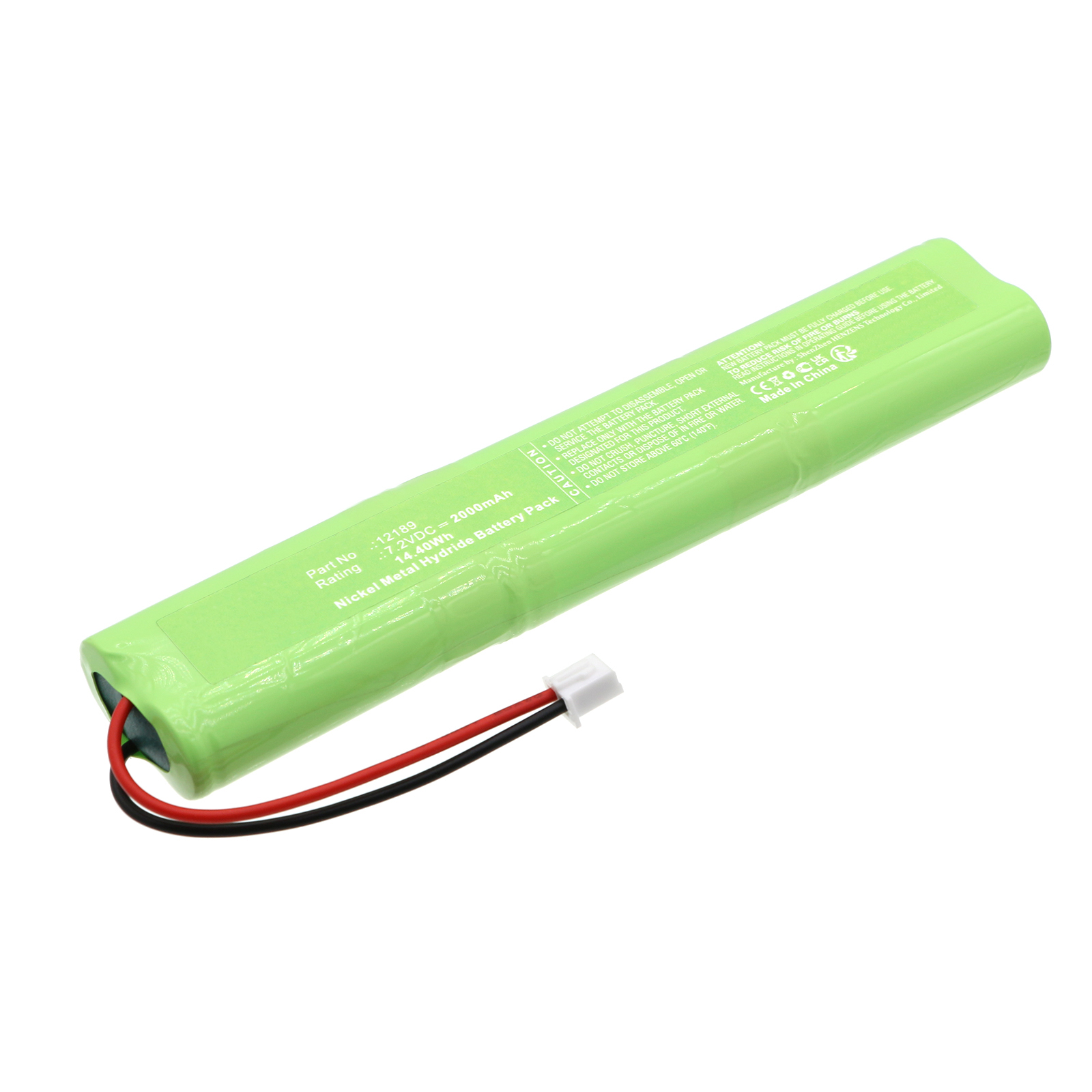 Synergy Digital Security and Safety Battery, Compatible with LUPUS 12189 Security and Safety Battery (Ni-MH, 7.2V, 2000mAh)