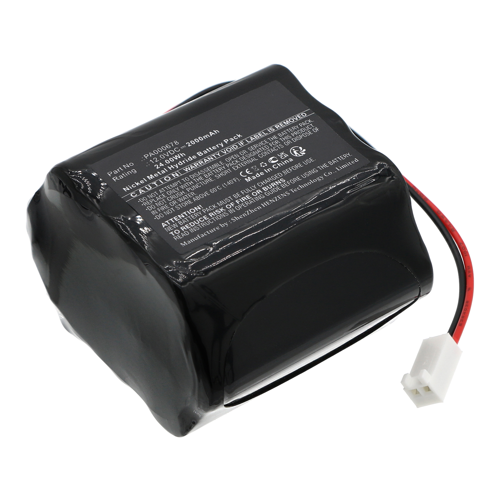 Synergy Digital Smart Home Battery, Compatible with Roma PA000678 Smart Home Battery (Ni-MH, 12V, 2000mAh)