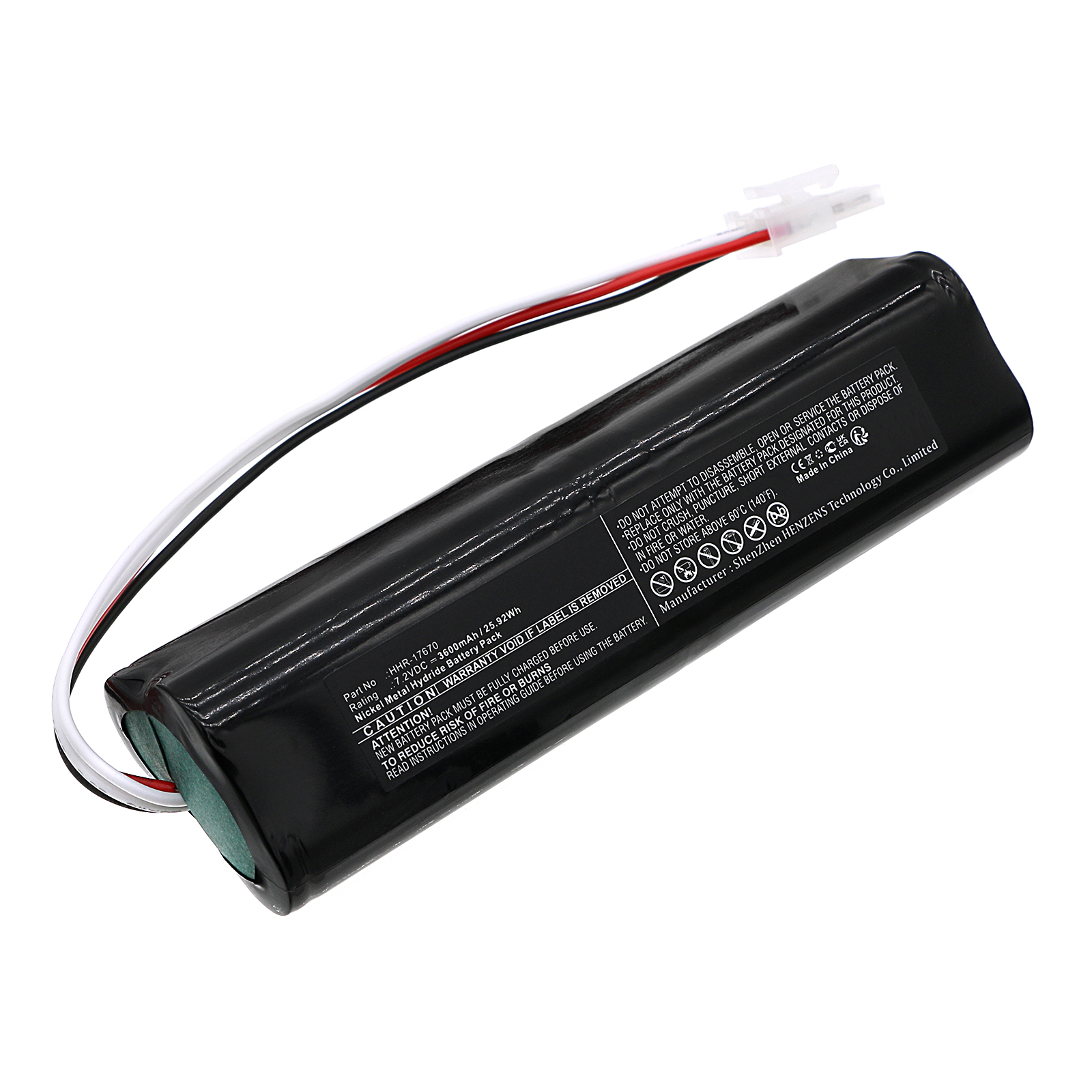 Synergy Digital Equipment Battery, Compatible with Defelsko HHR-17670 Equipment Battery (Ni-MH, 7.2V, 3600mAh)