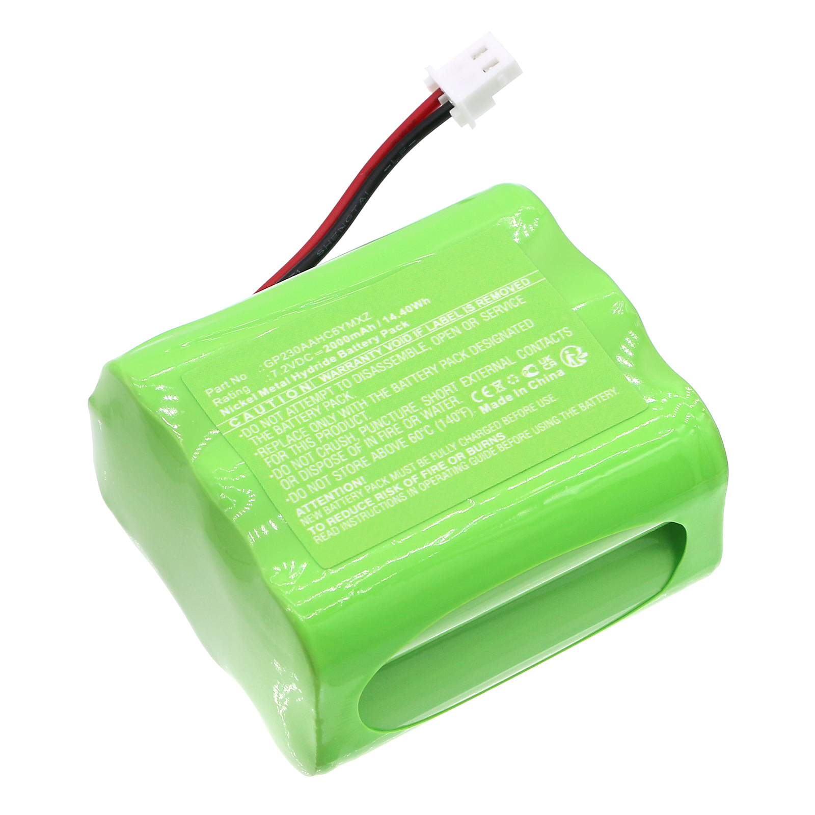 Synergy Digital Communication Battery, Compatible with Snom GP230AAHC6YMXZ Communication Battery (Ni-MH, 7.2V, 2000mAh)