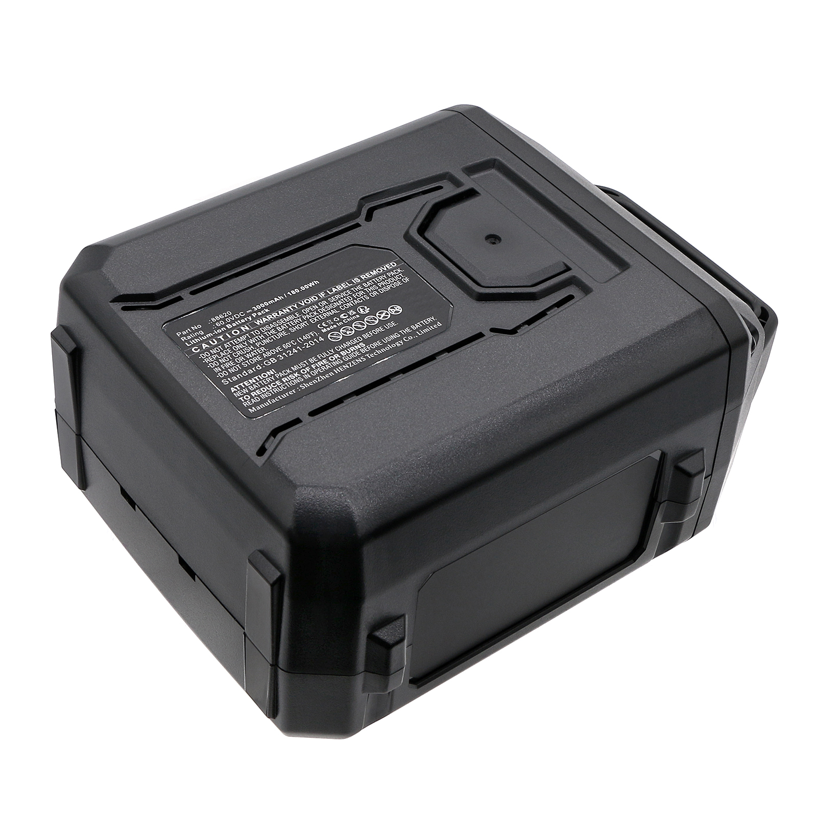 Synergy Digital Lawn Mower Battery, Compatible with TORO 88620 Lawn Mower Battery (Li-ion, 60V, 3000mAh)