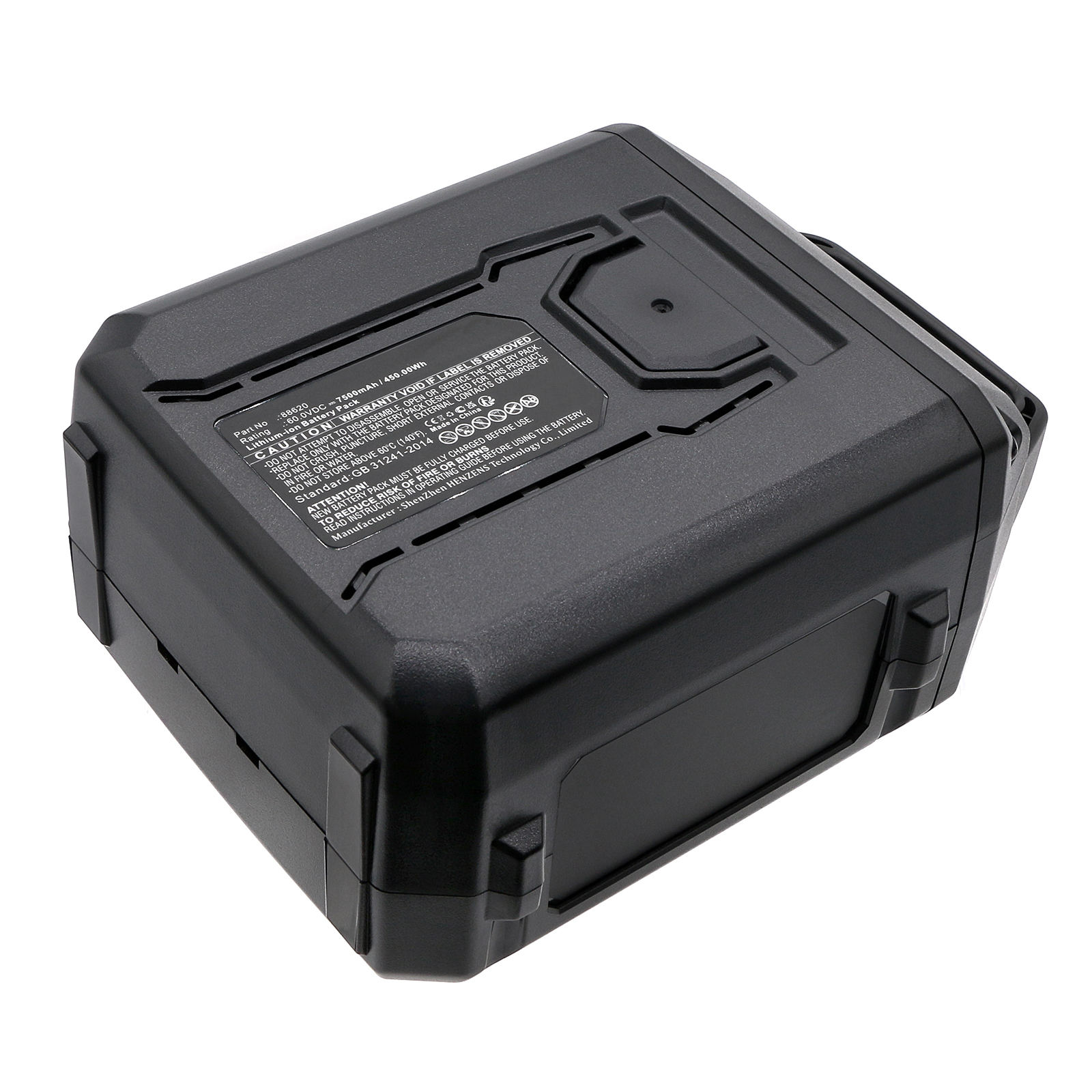 Synergy Digital Lawn Mower Battery, Compatible with TORO 88620 Lawn Mower Battery (Li-ion, 60V, 7500mAh)