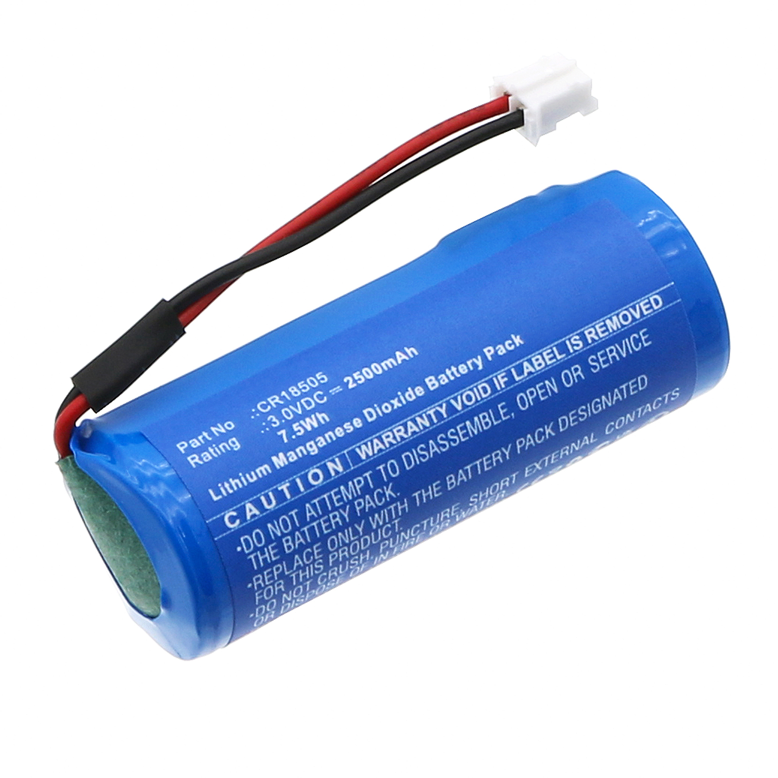 Synergy Digital Automatic Flusher Battery, Compatible with NextCentury CR18505 Automatic Flusher Battery (Li-MnO2, 3V, 2500mAh)