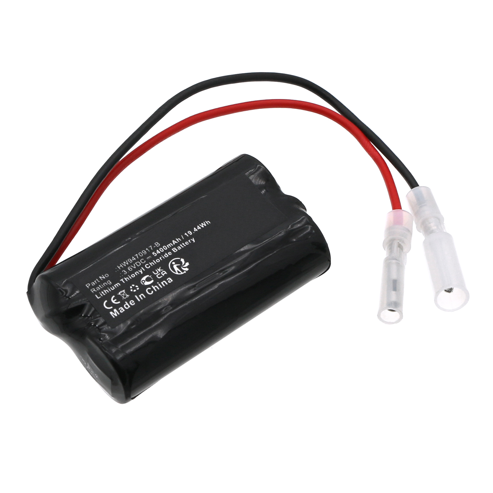 Synergy Digital PLC Battery, Compatible with Motoman HW9470917-B PLC Battery (Li-SOCl2, 3.6V, 5400mAh)