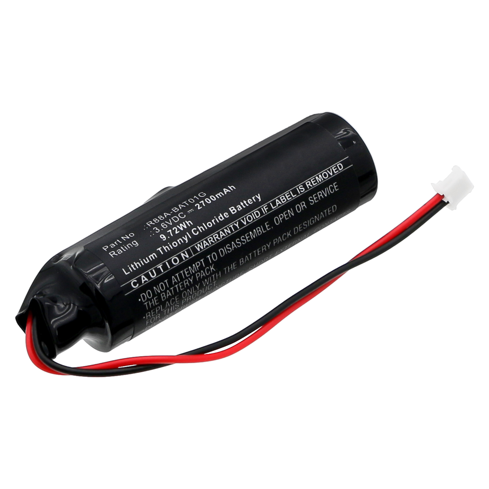 Synergy Digital PLC Battery, Compatible with Omron R88A-BAT01G PLC Battery (Li-SOCl2, 3.6V, 2700mAh)