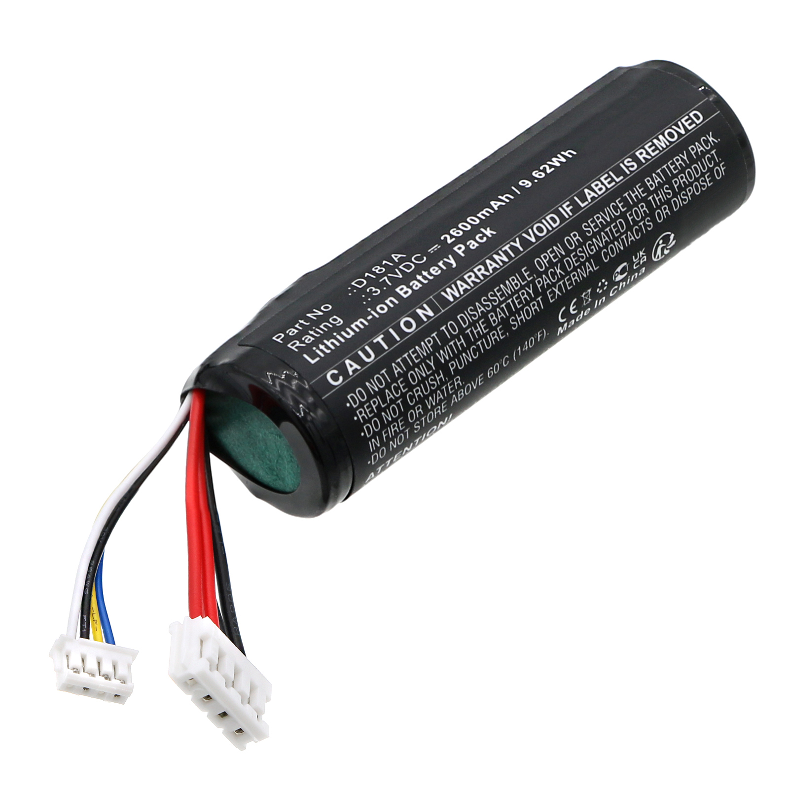 Synergy Digital Printer Battery, Compatible with Epson D181A Printer Battery (Li-ion, 3.7V, 2600mAh)