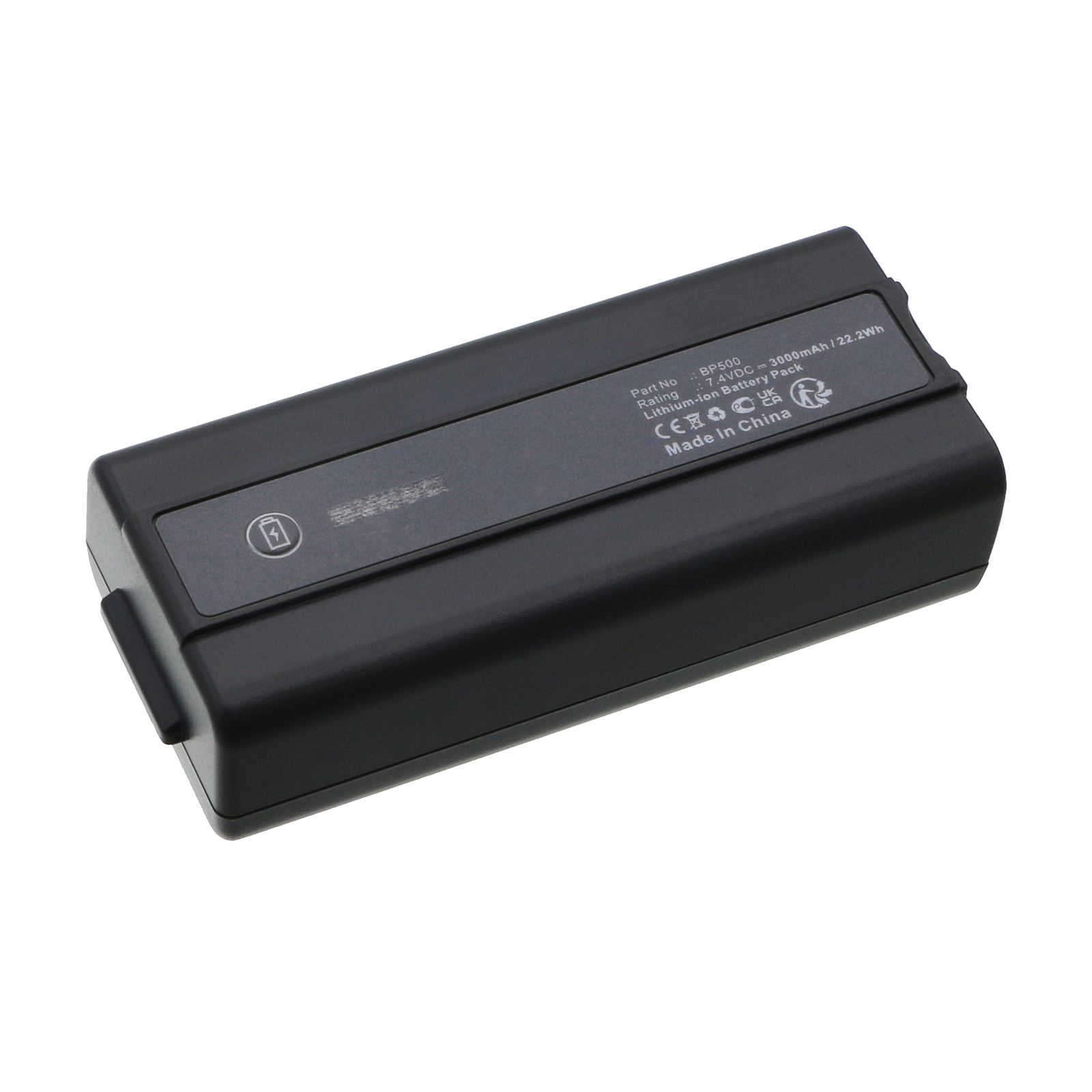 Synergy Digital Equipment Battery, Compatible with Fluke BP500 Equipment Battery (Li-ion, 7.4V, 3000mAh)