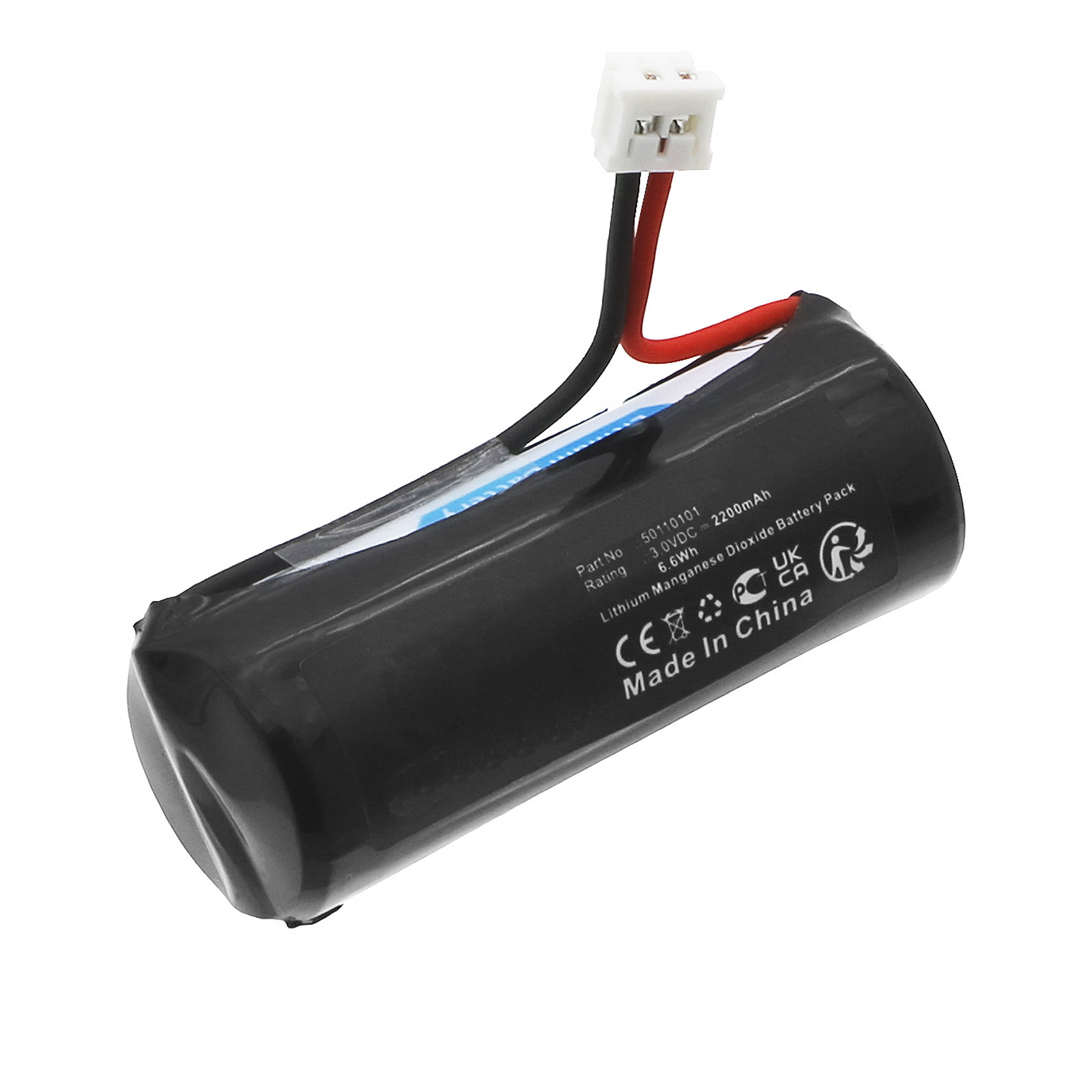 Synergy Digital PLC Battery, Compatible with Ista Sensonic 50110101 PLC Battery (Li-MnO2, 3V, 2200mAh)