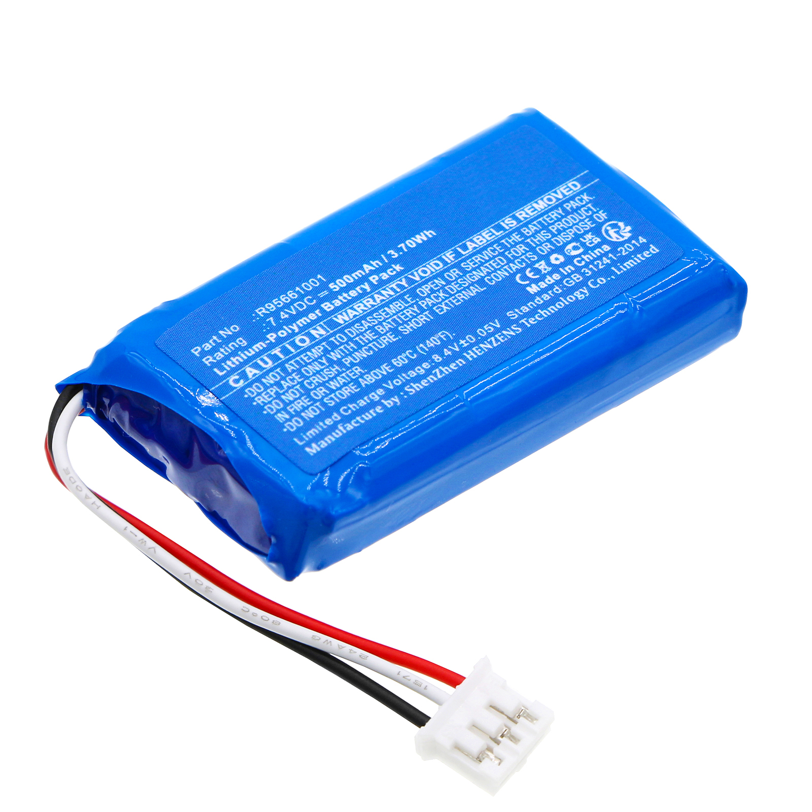 Synergy Digital Paintball Gun Battery, Compatible with Dye R95661001 Paintball Gun Battery (Li-Pol, 7.4V, 500mAh)