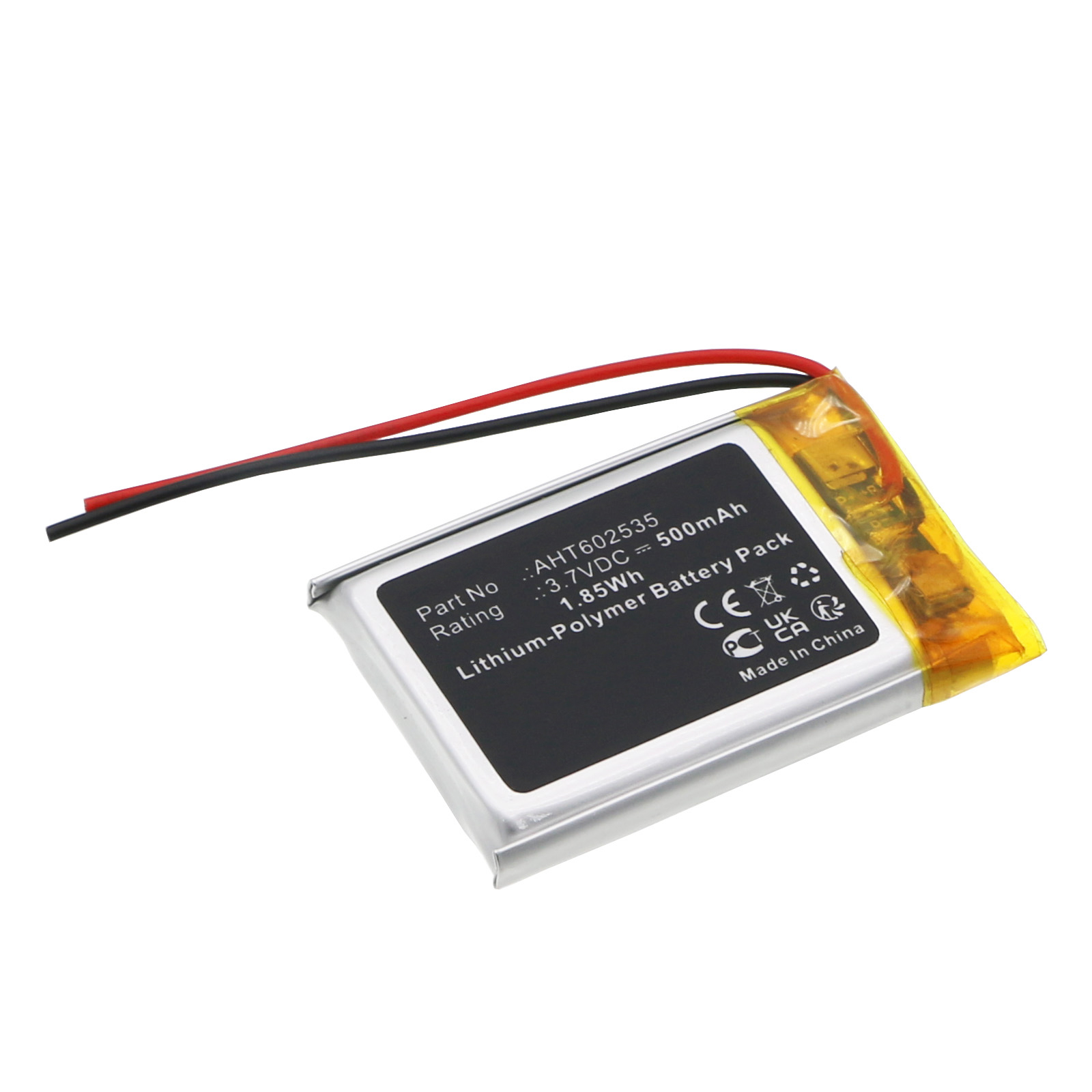 Synergy Digital Robot Battery, Compatible with Anki AHT602535 Robot Battery (Li-Pol, 3.7V, 500mAh)