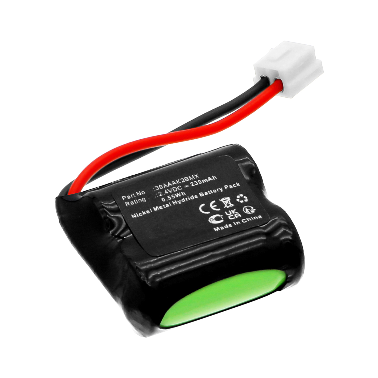 Synergy Digital Pager Battery, Compatible with JTECH OSA352 Pager Battery (Ni-MH, 2.4V, 230mAh)