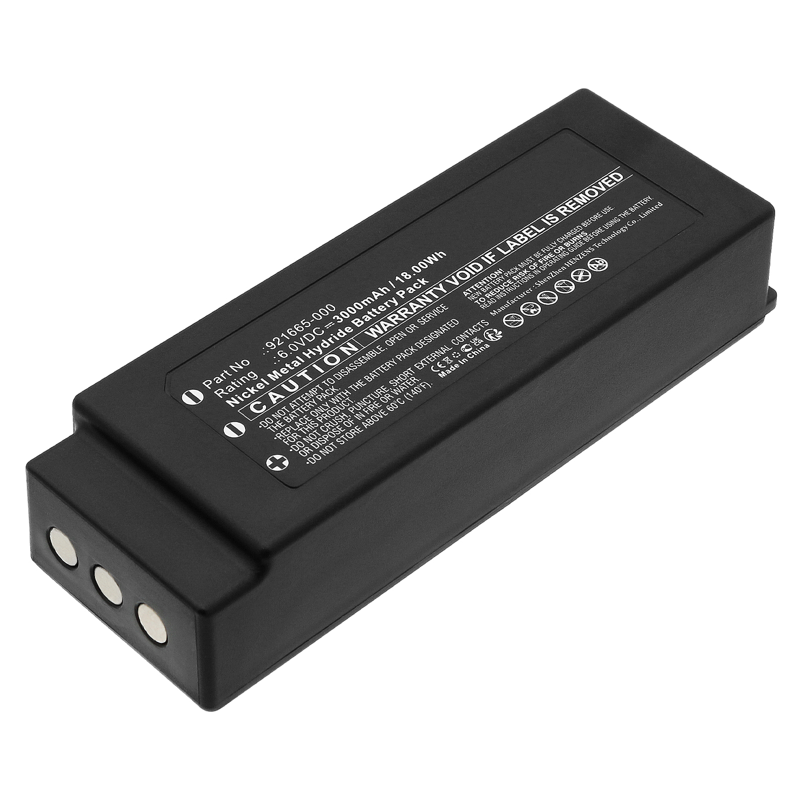 Synergy Digital Remote Control Battery, Compatible with Akerstroms 921665-000 Remote Control Battery (Ni-MH, 6V, 3000mAh)