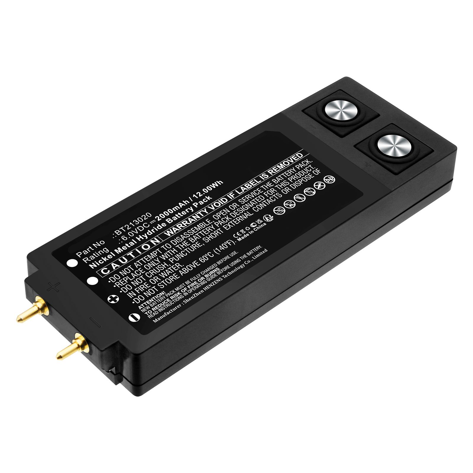 Synergy Digital Remote Control Battery, Compatible with HBC BT213001 Remote Control Battery (Ni-MH, 6V, 2000mAh)