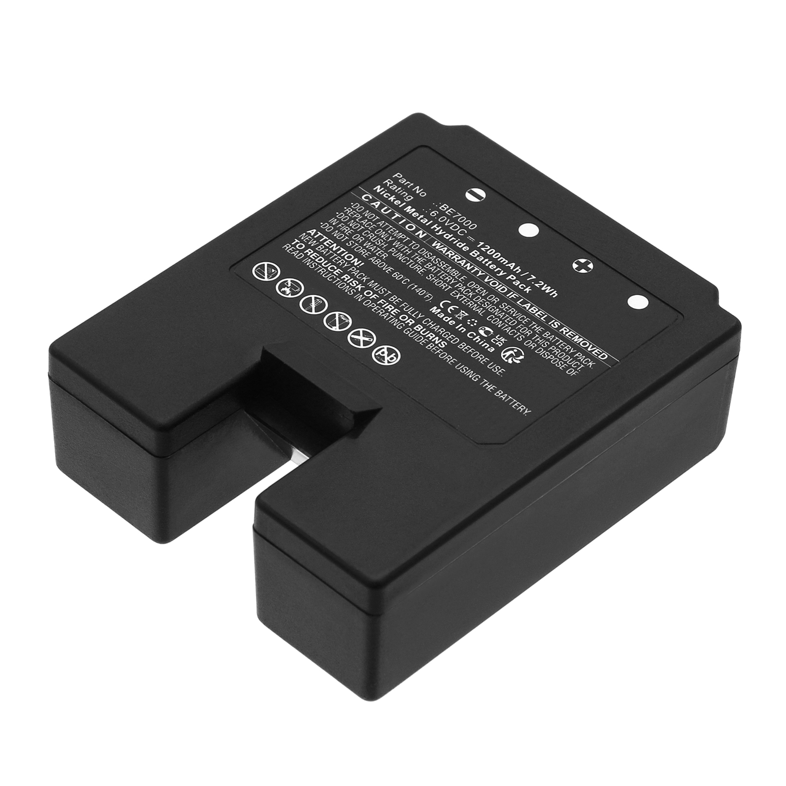 Synergy Digital Remote Control Battery, Compatible with IMET AS022 Remote Control Battery (Ni-MH, 6V, 1200mAh)