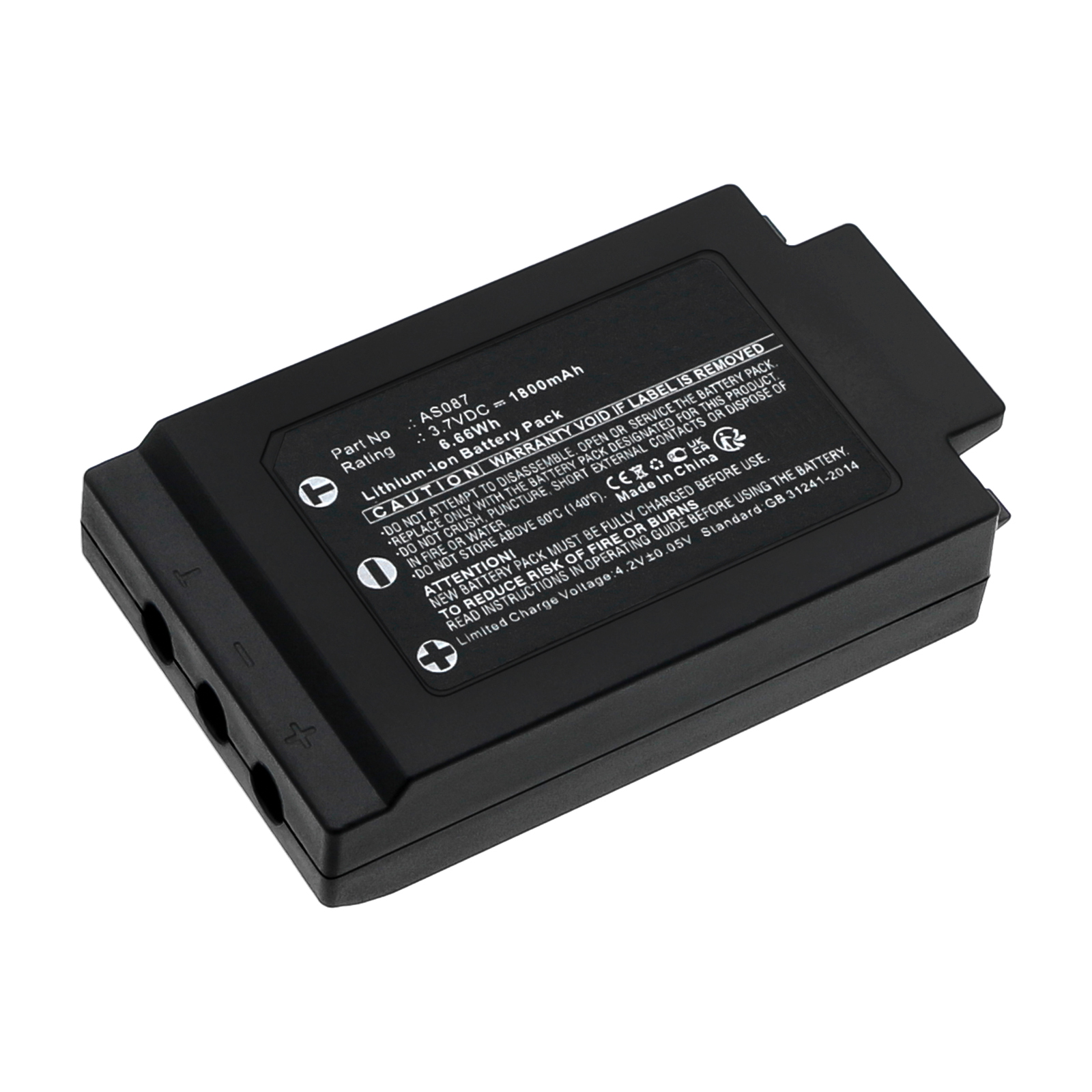 Synergy Digital Remote Control Battery, Compatible with IMET AS087 Remote Control Battery (Li-ion, 3.7V, 1800mAh)