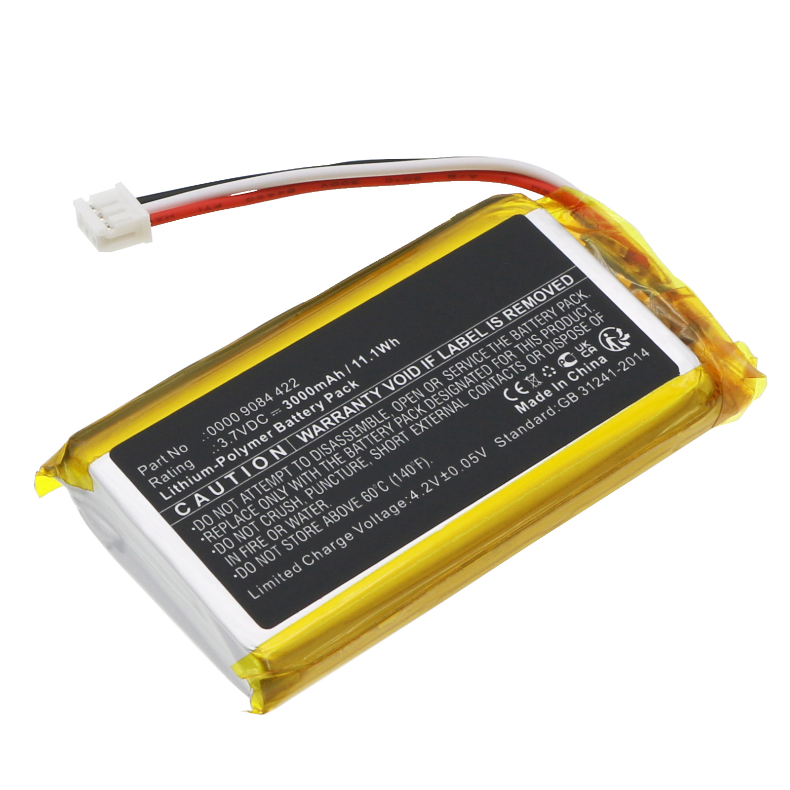 Synergy Digital Remote Control Battery, Compatible with Meil??ler 422-BS-01944 Remote Control Battery (Li-Pol, 3.7V, 3000mAh)