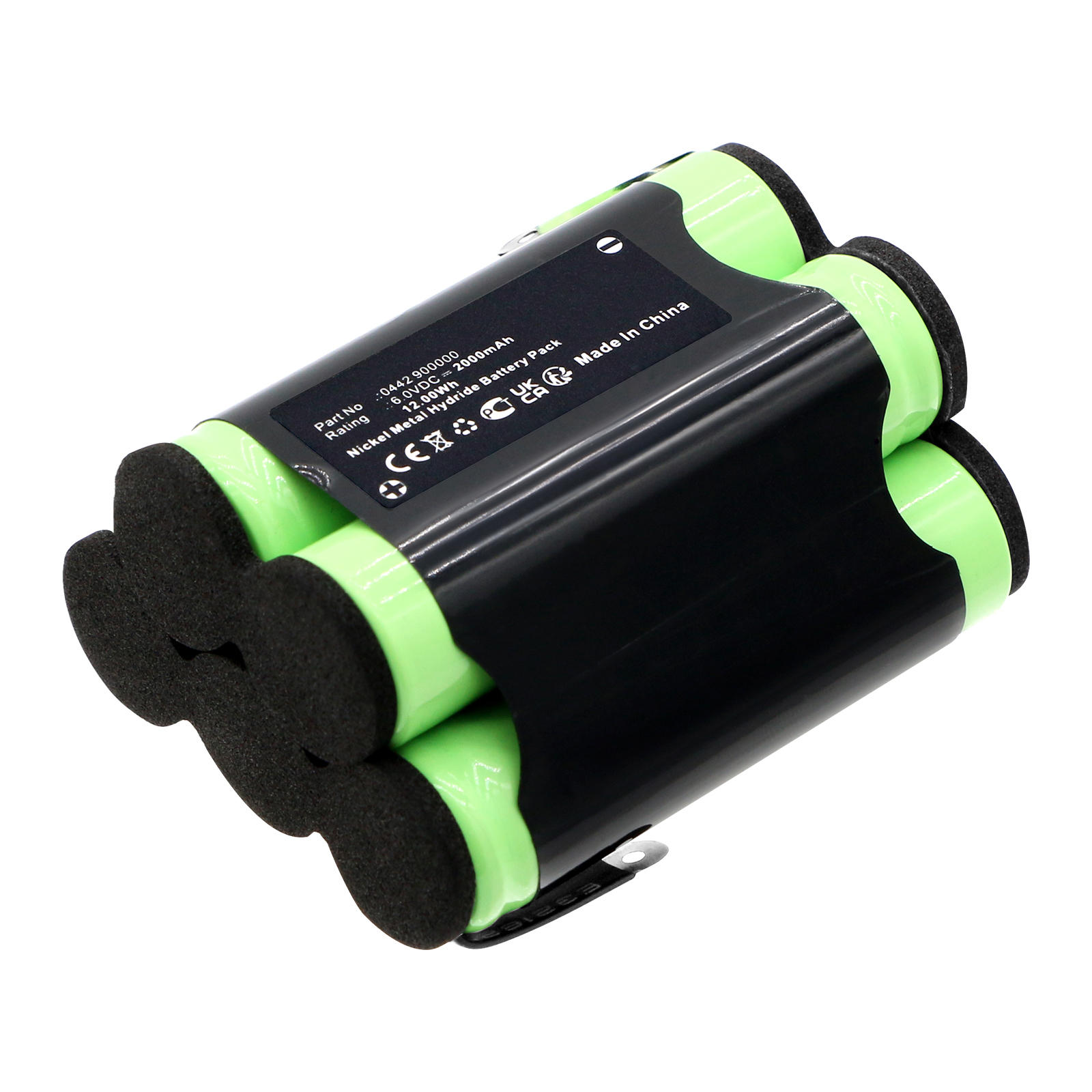 Synergy Digital Vacuum Cleaner Battery, Compatible with ETA 0442 900000 Vacuum Cleaner Battery (Ni-MH, 6V, 2000mAh)