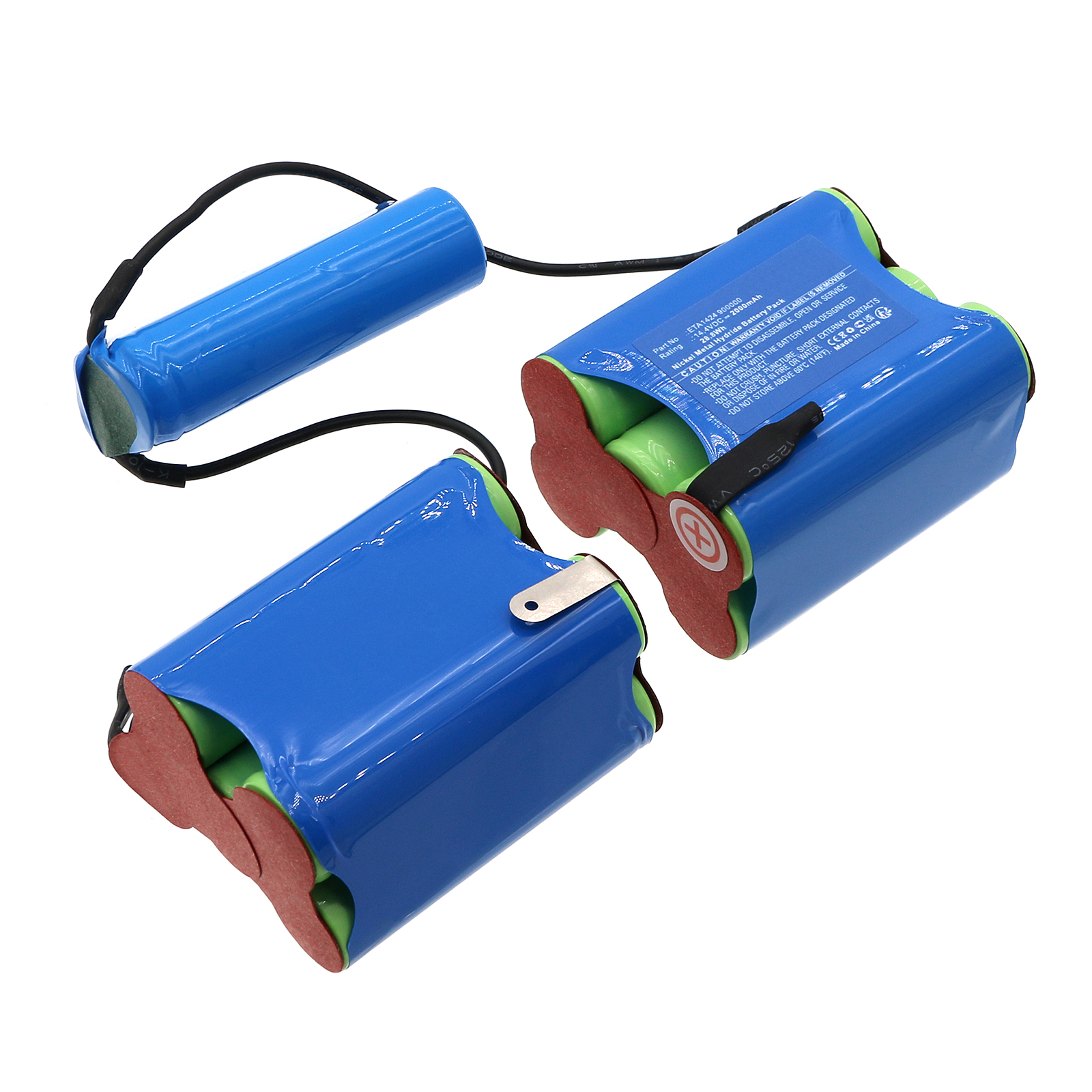 Synergy Digital Vacuum Cleaner Battery, Compatible with ETA ETA1424 900000 Vacuum Cleaner Battery (Ni-MH, 14.4V, 2000mAh)