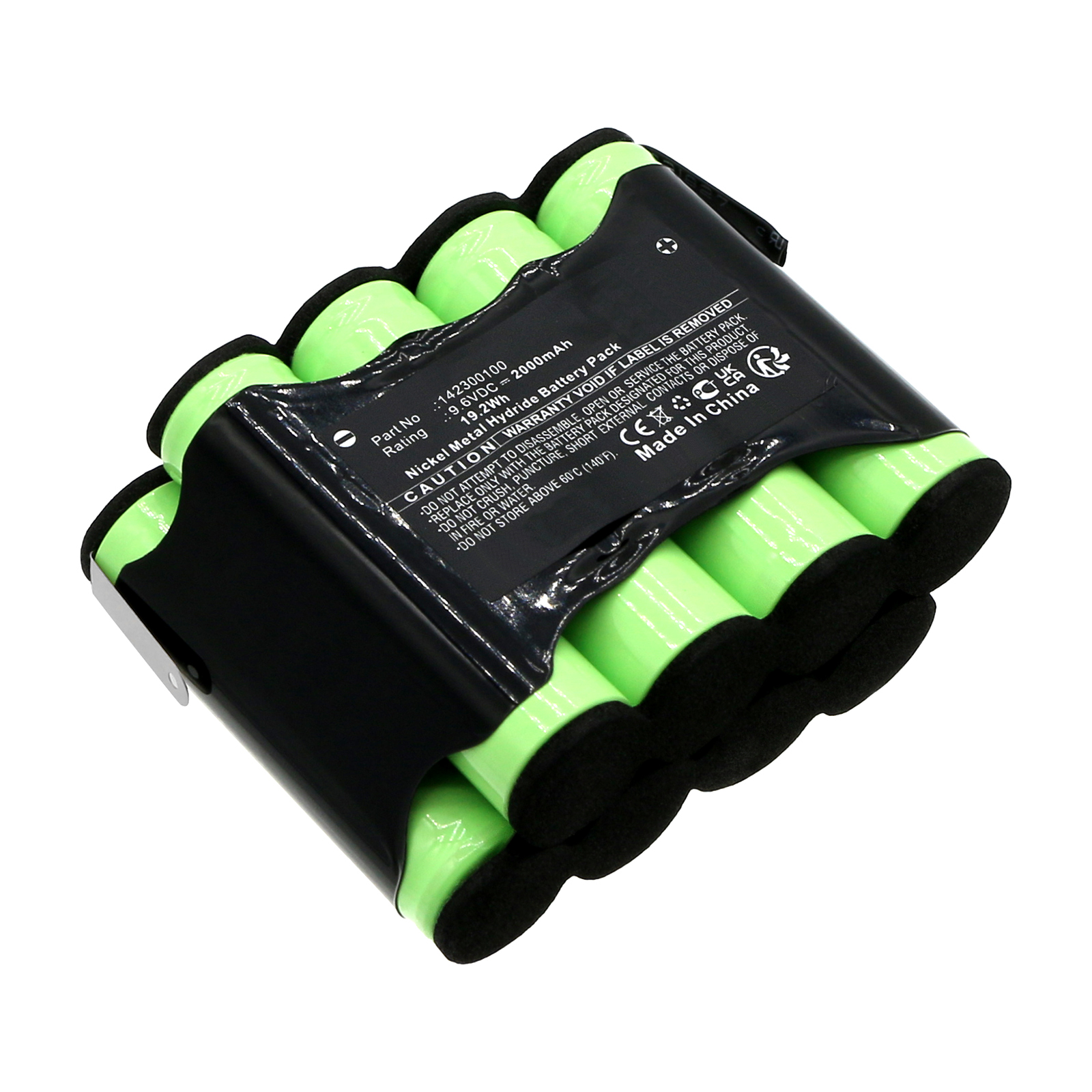 Synergy Digital Vacuum Cleaner Battery, Compatible with ETA 142300100 Vacuum Cleaner Battery (Ni-MH, 9.6V, 2000mAh)